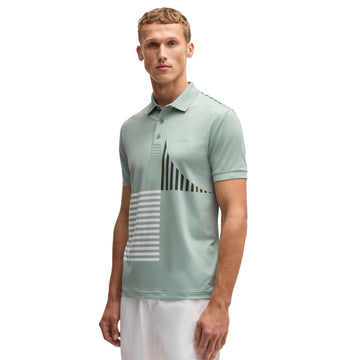 BOSS Paddy Striped C1 Polo Shirt SU25