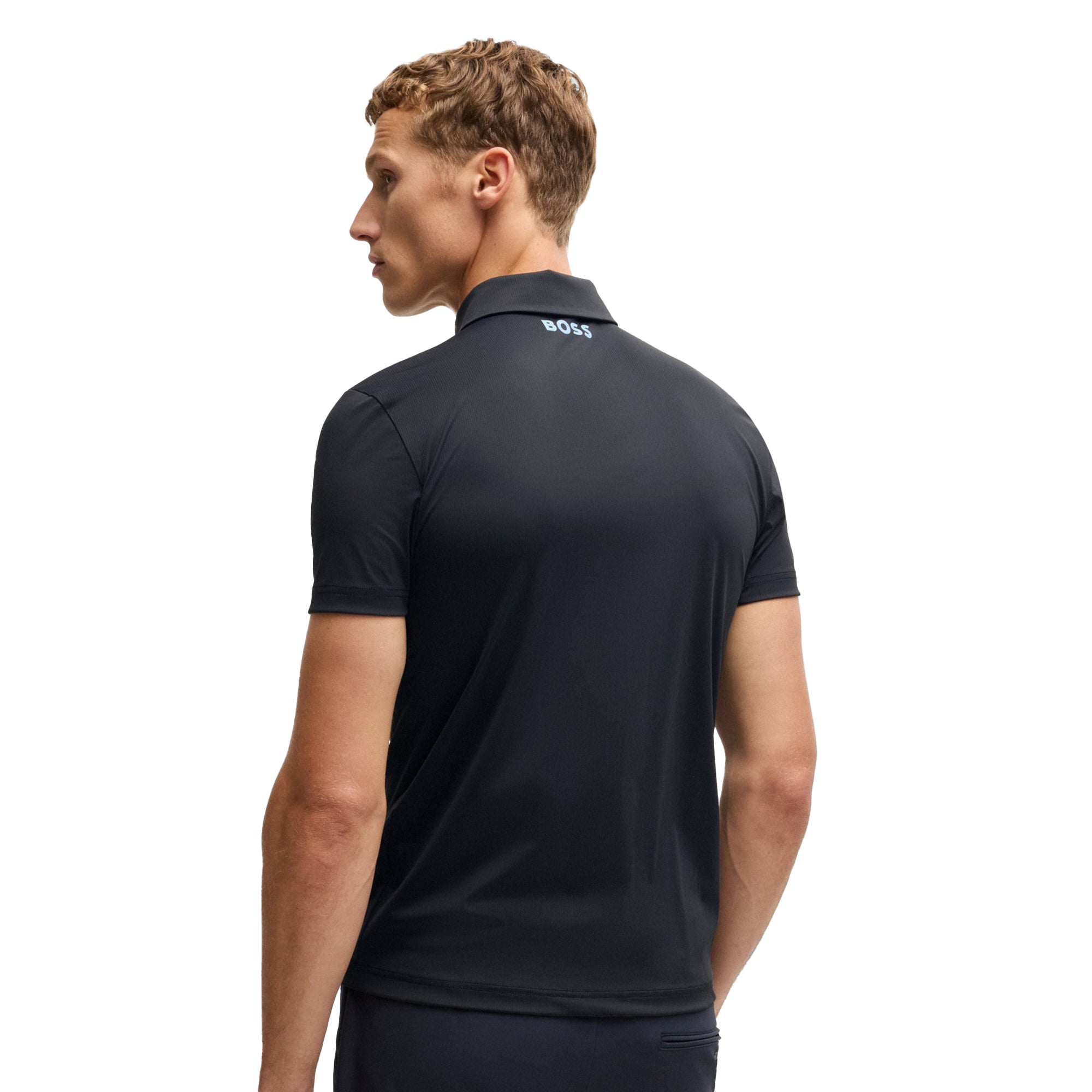 BOSS Paddytech Pro Polo Shirt SP25 Dark Blue 402