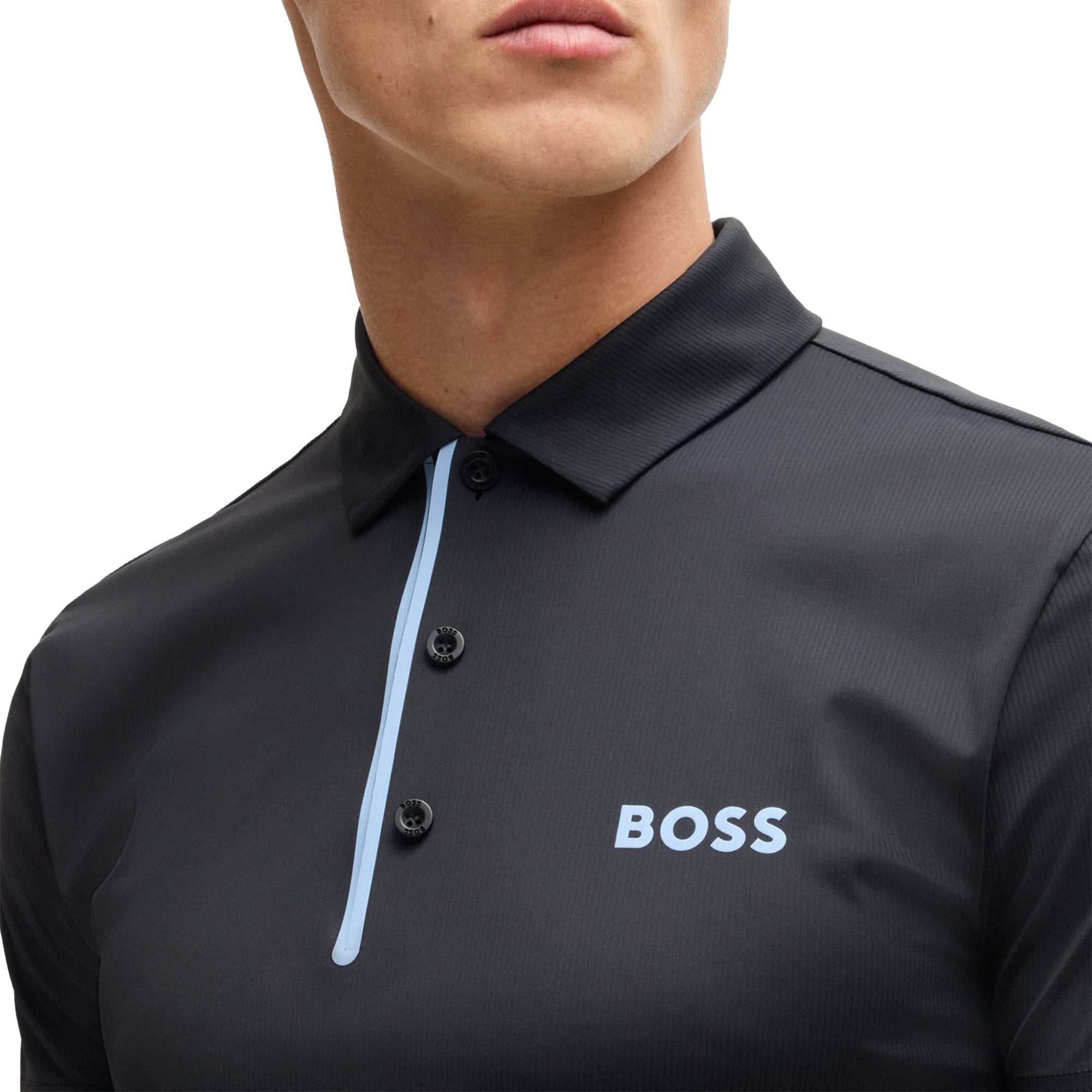 BOSS Paddytech Pro Polo Shirt SP25 Dark Blue 402