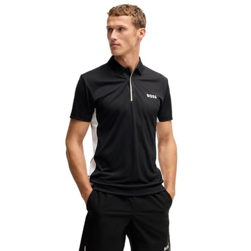 BOSS Paddytech Pro Polo Shirt SU25 Black 001