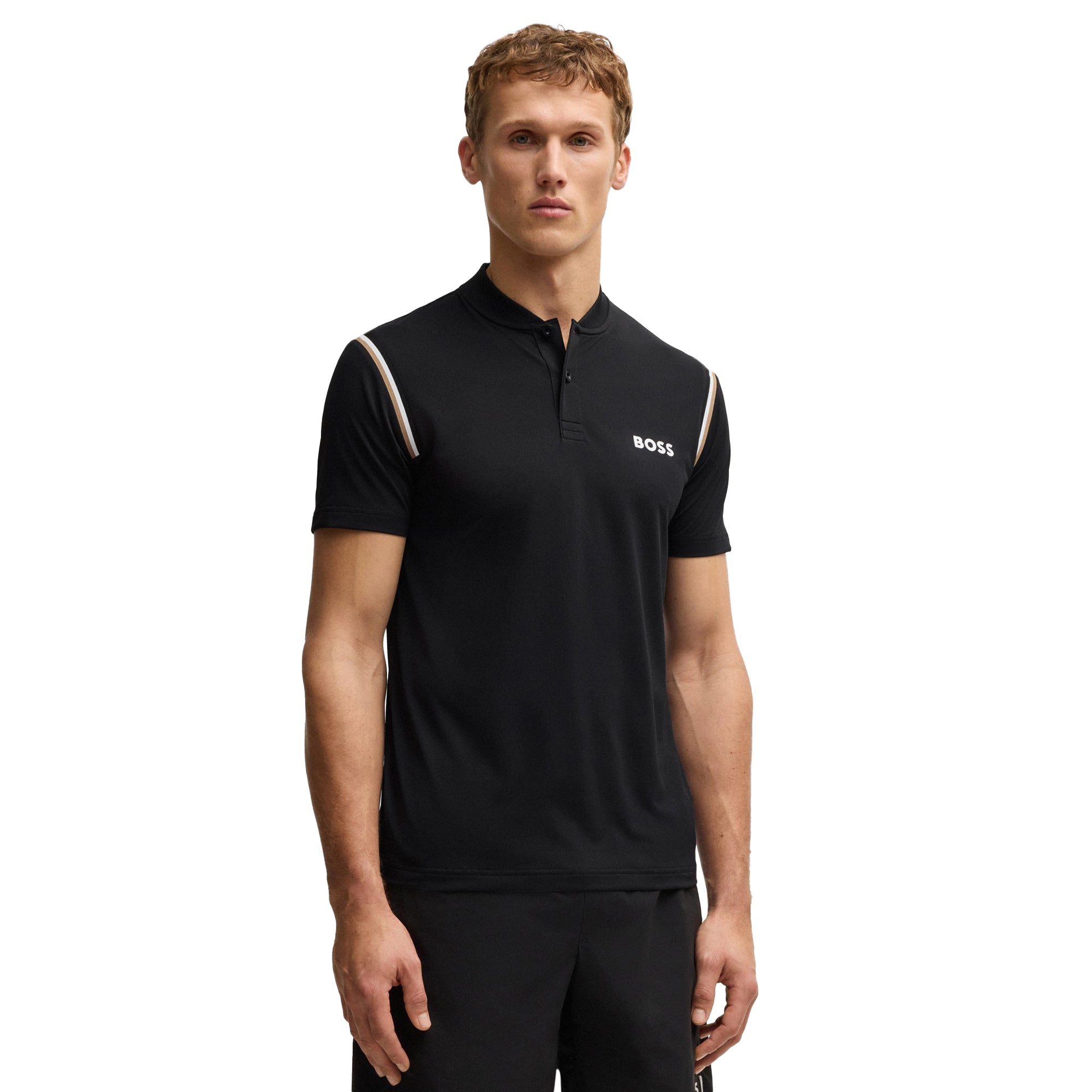 BOSS Pariq MB 8 Polo Shirt SP25 Black 001