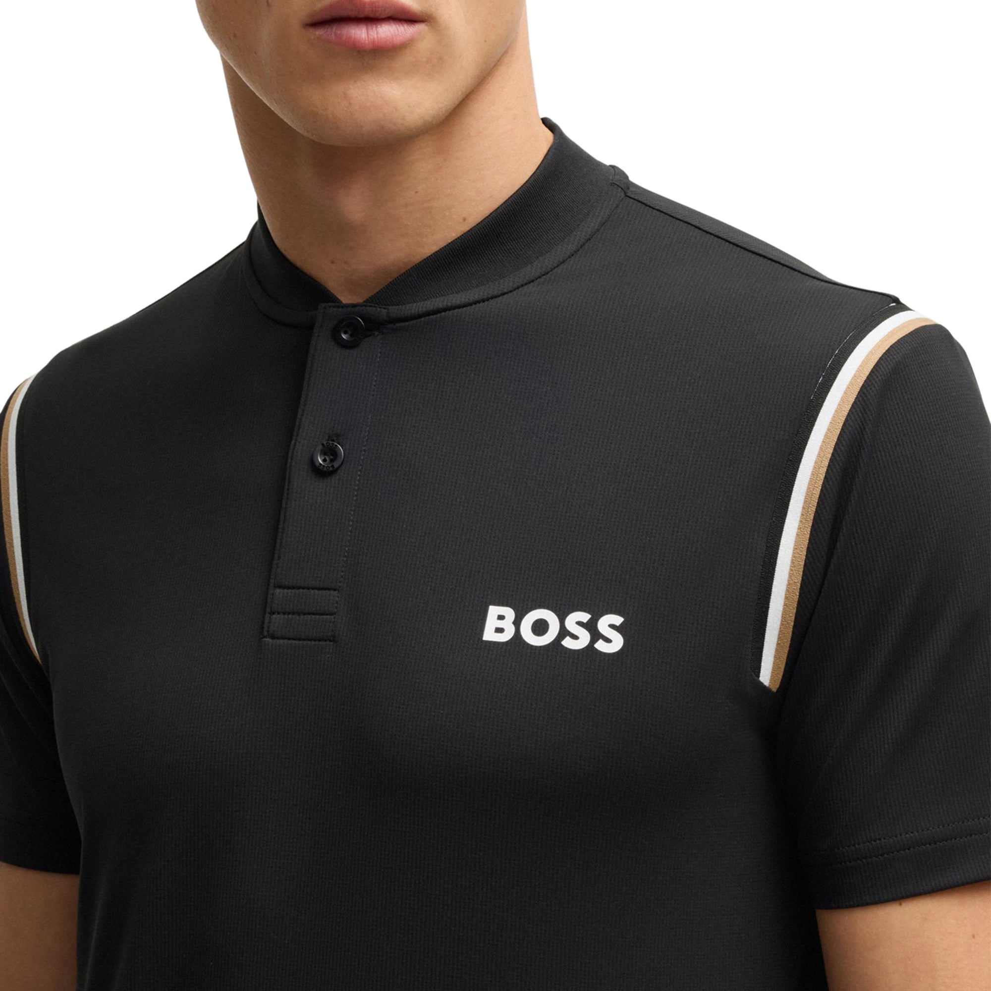 BOSS Pariq MB 8 Polo Shirt SP25 Black 001