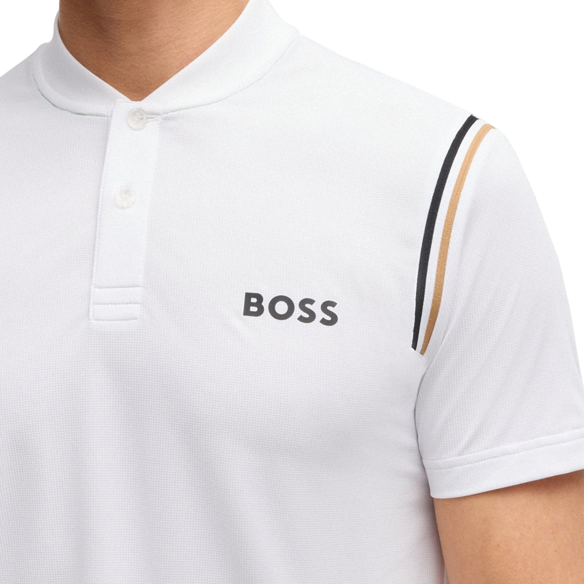 BOSS Pariq MB 8 Polo Shirt SP25 White 100