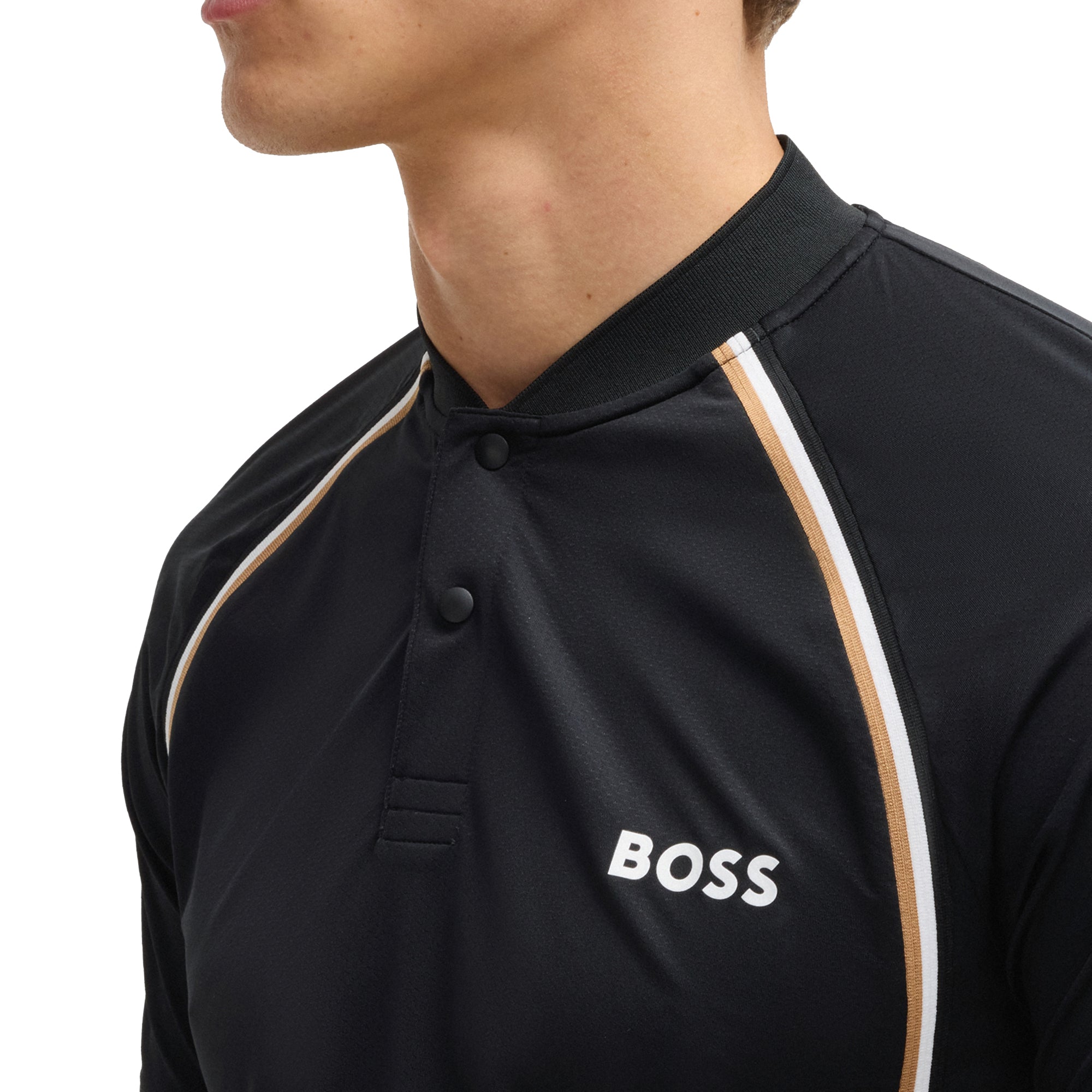 BOSS Pariq TOC Mesh Polo Shirt SU25