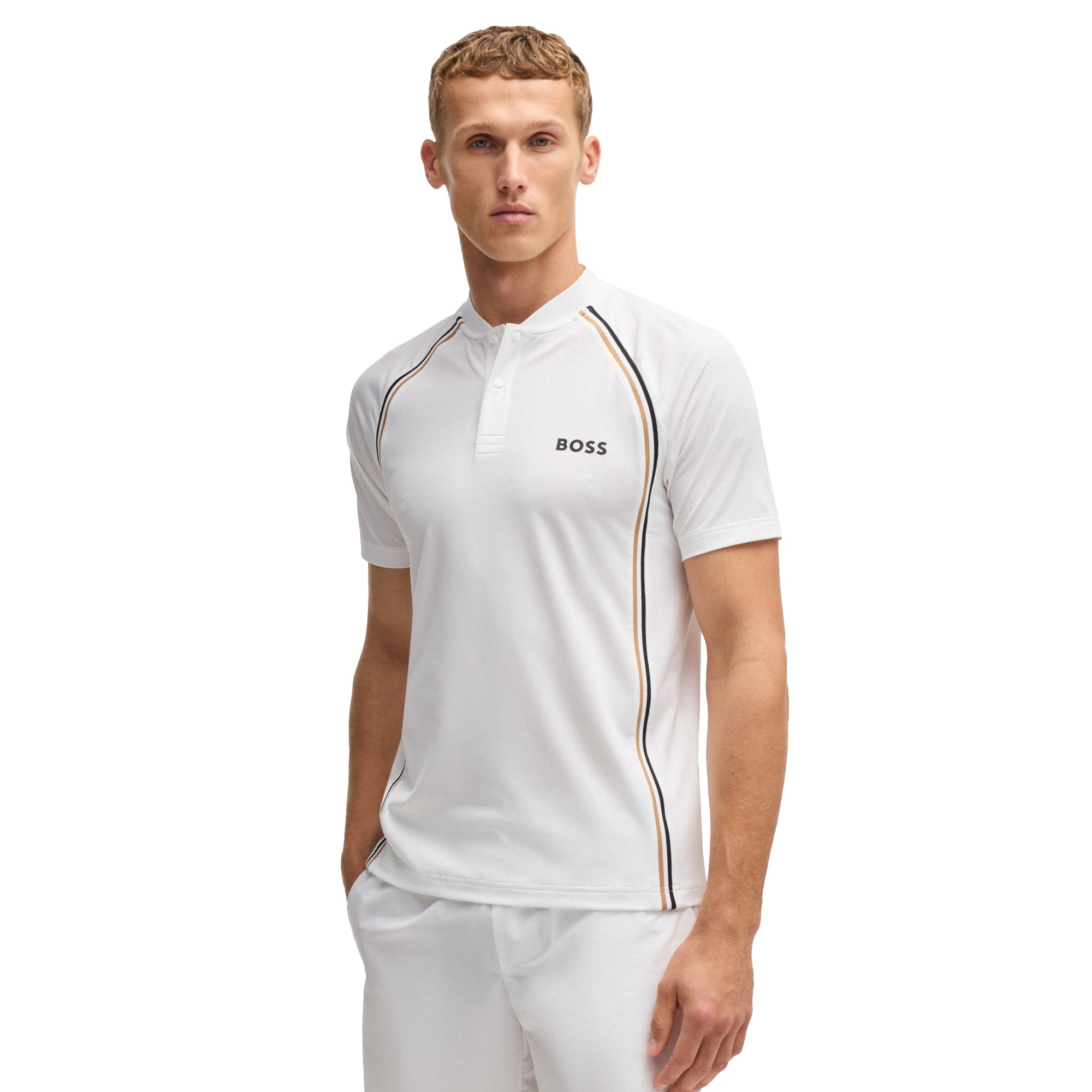 BOSS Pariq TOC Mesh Polo Shirt SU25