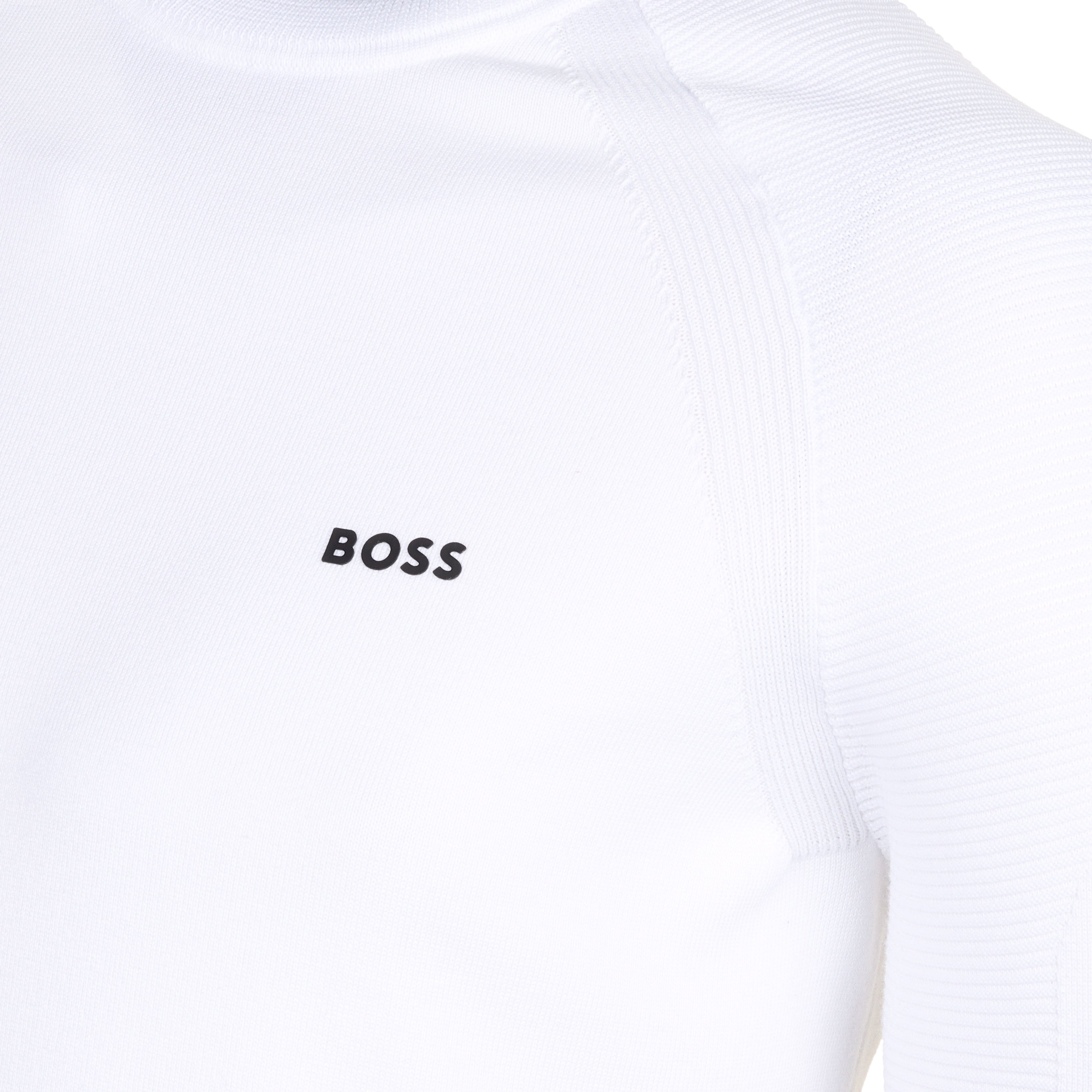 BOSS Perform-X Crew Neck Sweater SP24 50498519 White 100 | Function18 ...