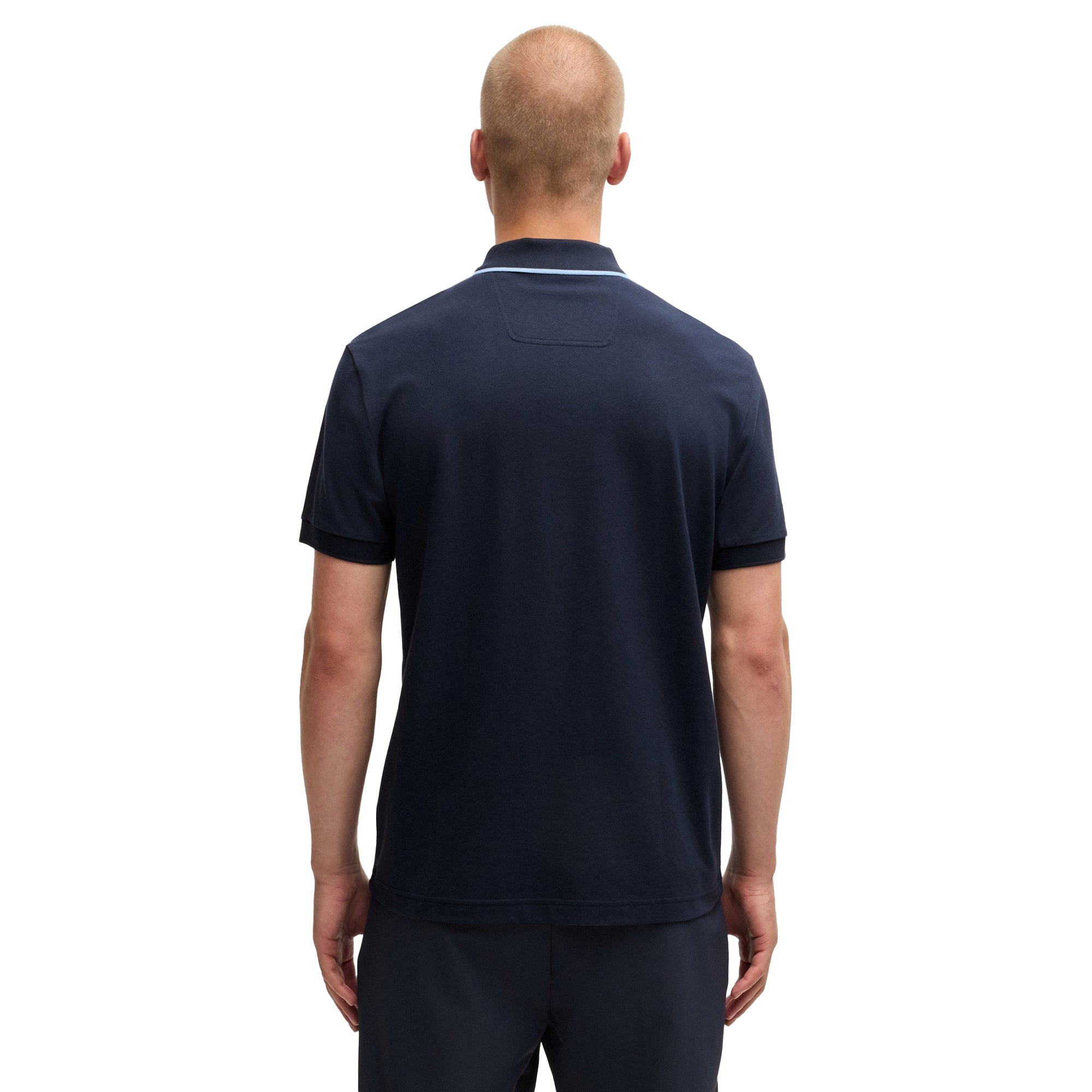 BOSS Philix Tape Polo Shirt SP25 Dark Navy 402