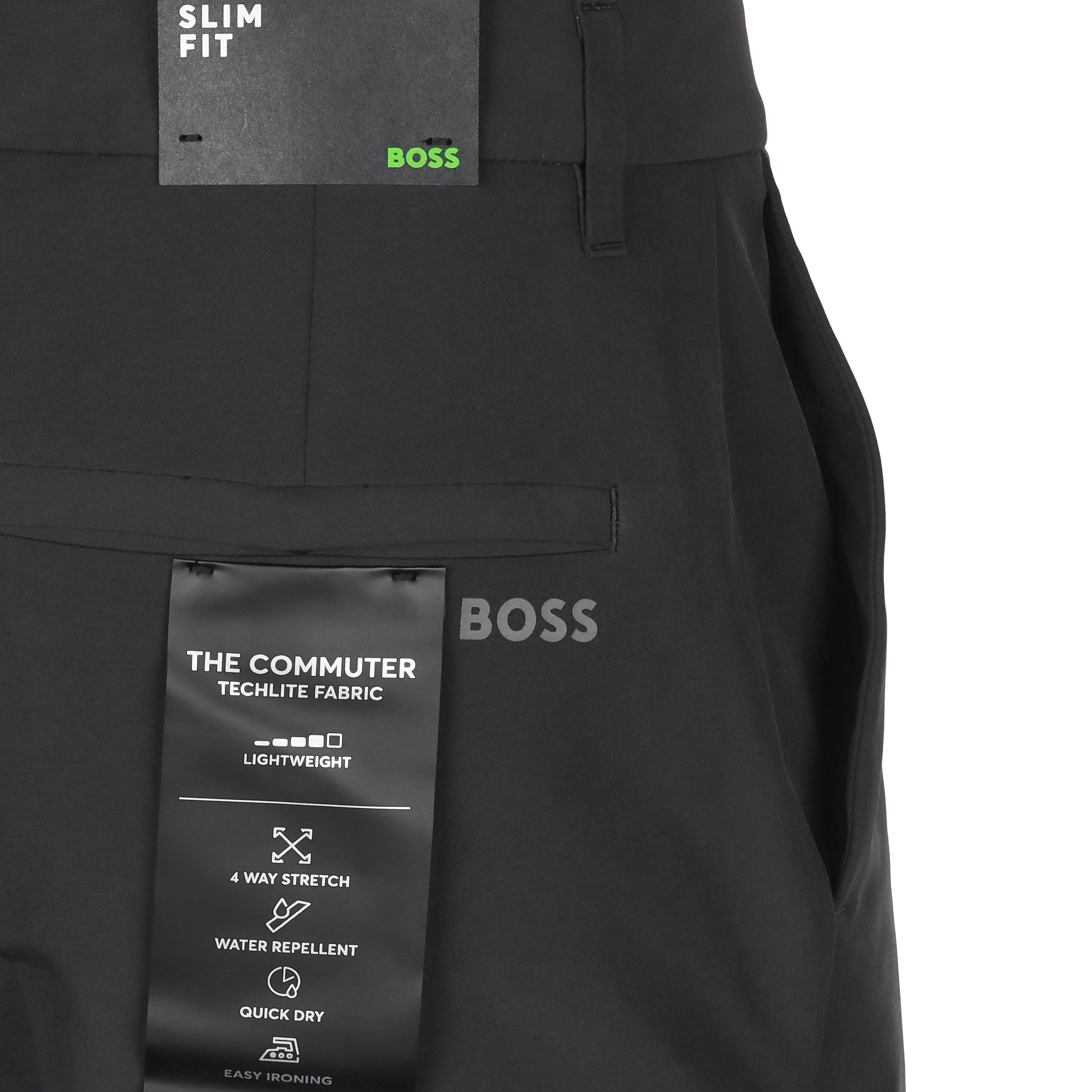 BOSS S_Commuter Slim Golf Shorts 50504392 Charcoal 016 | Function18