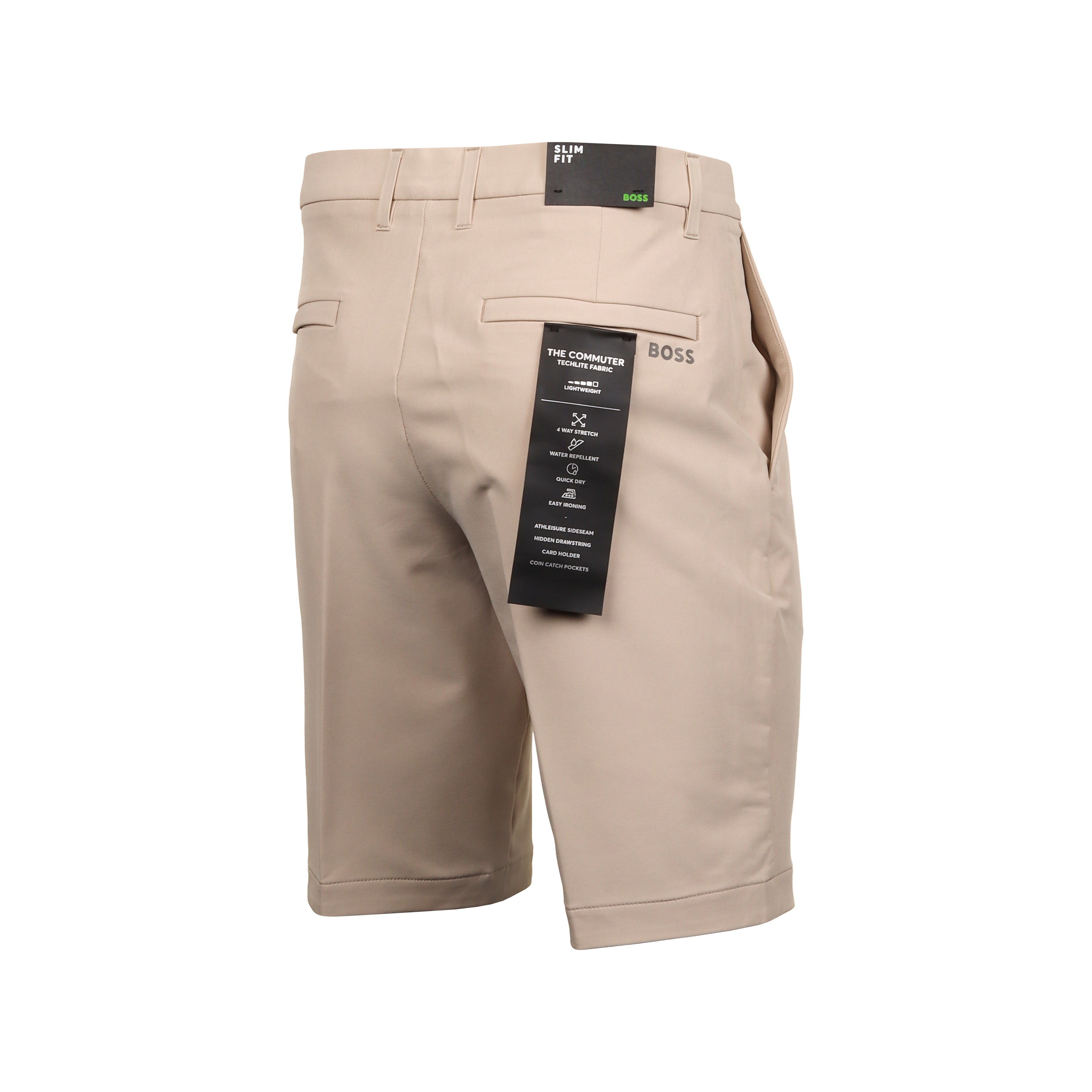 BOSS S_Commuter Slim Golf Shorts 50504392 Medium Beige 269 | Function18