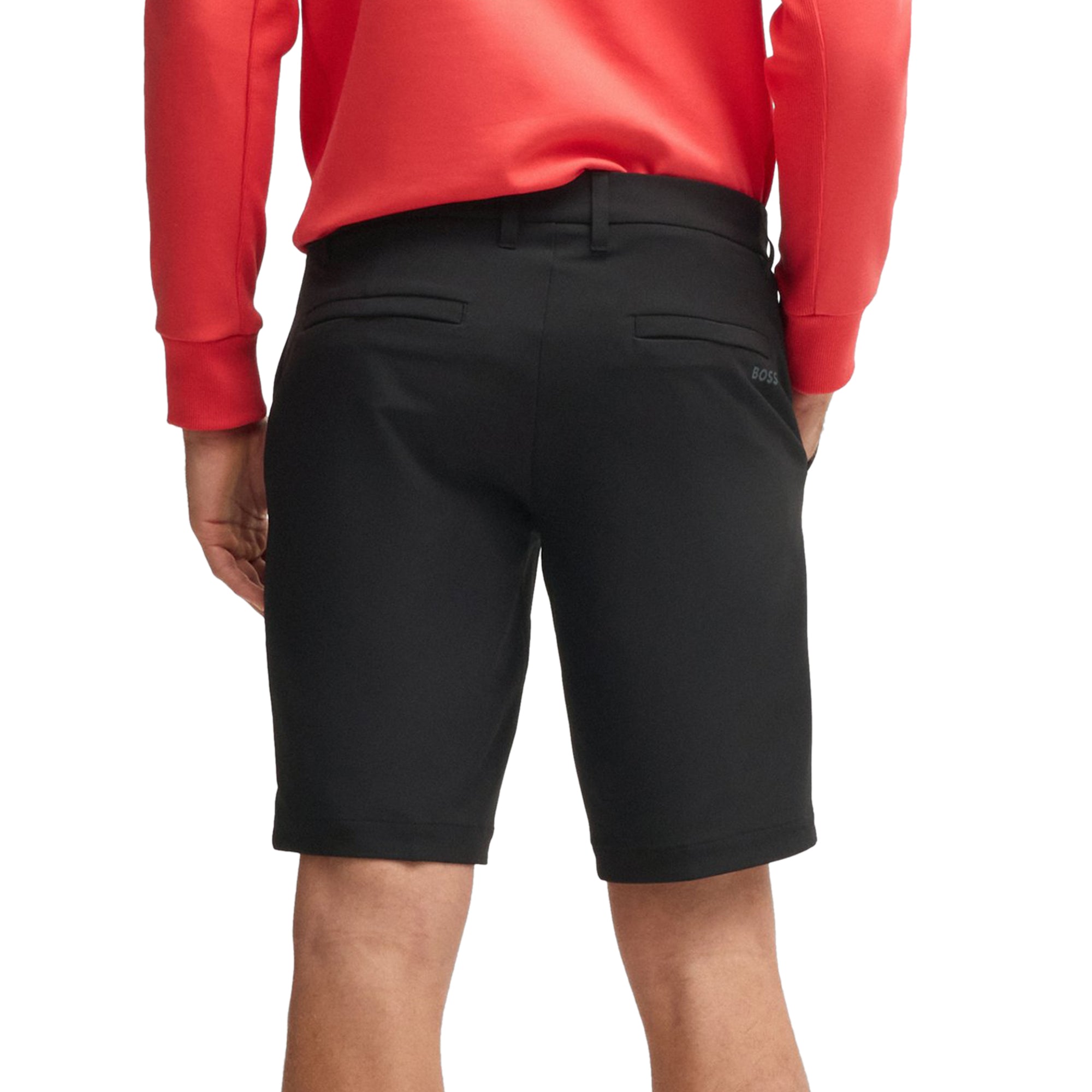 BOSS S_Commuter Slim Golf Shorts Black 001