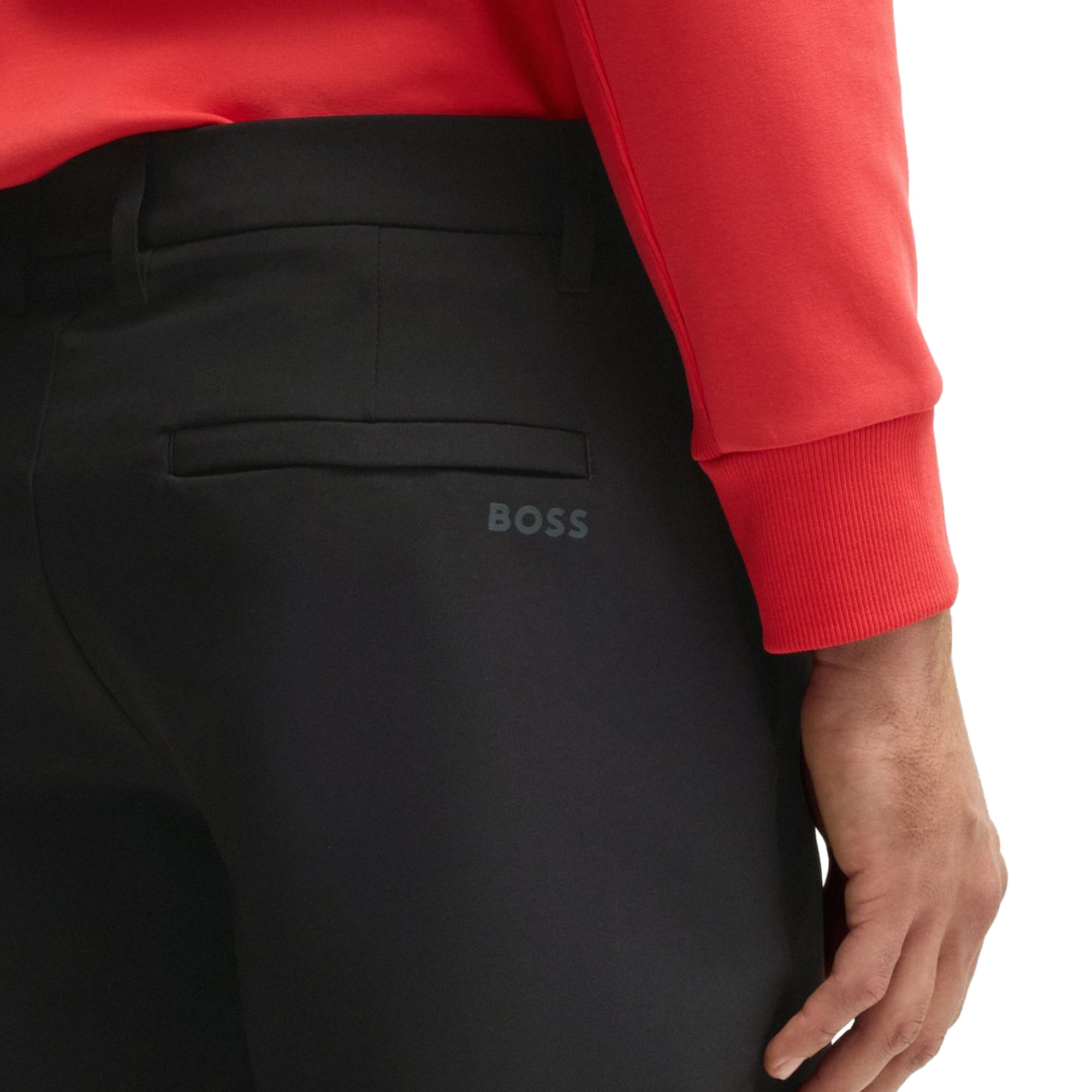 BOSS S_Commuter Slim Golf Shorts Black 001