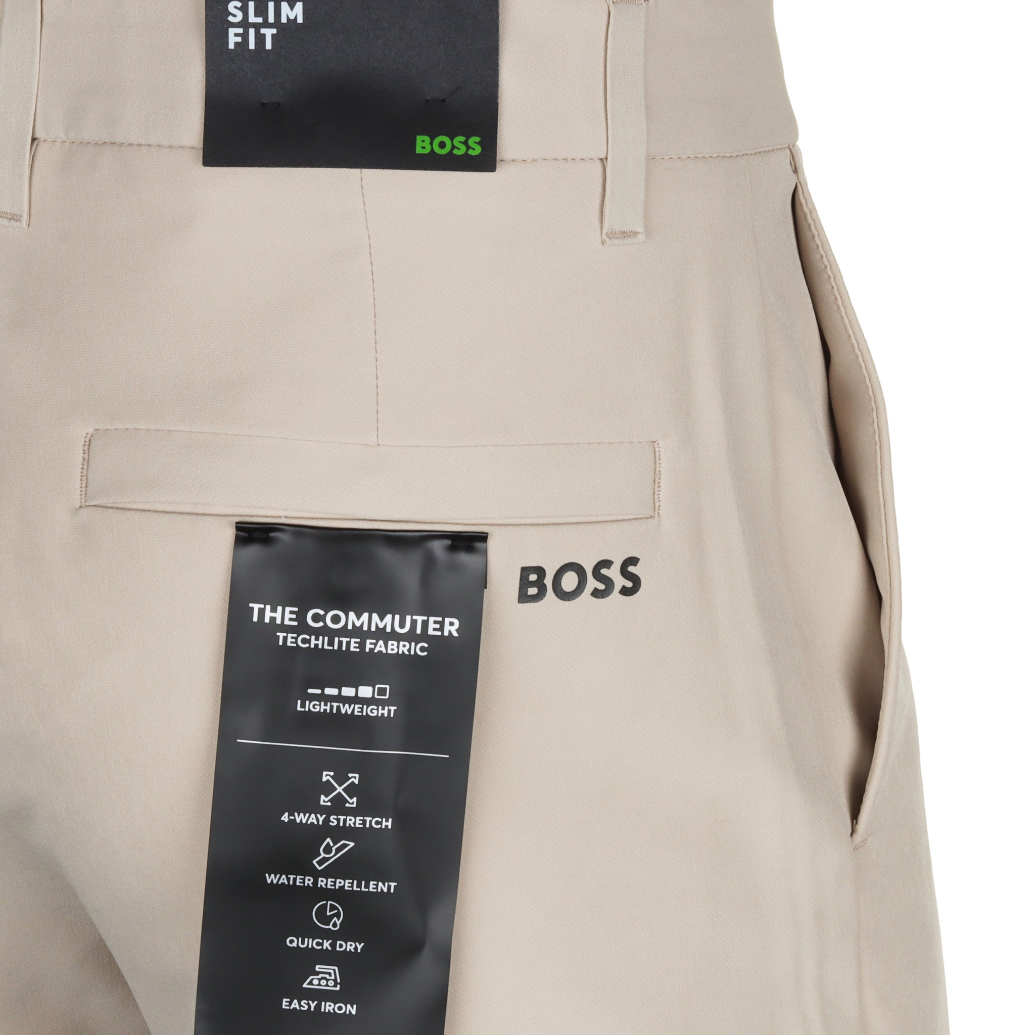 BOSS S_Commuter Slim Golf Shorts Medium Beige 269