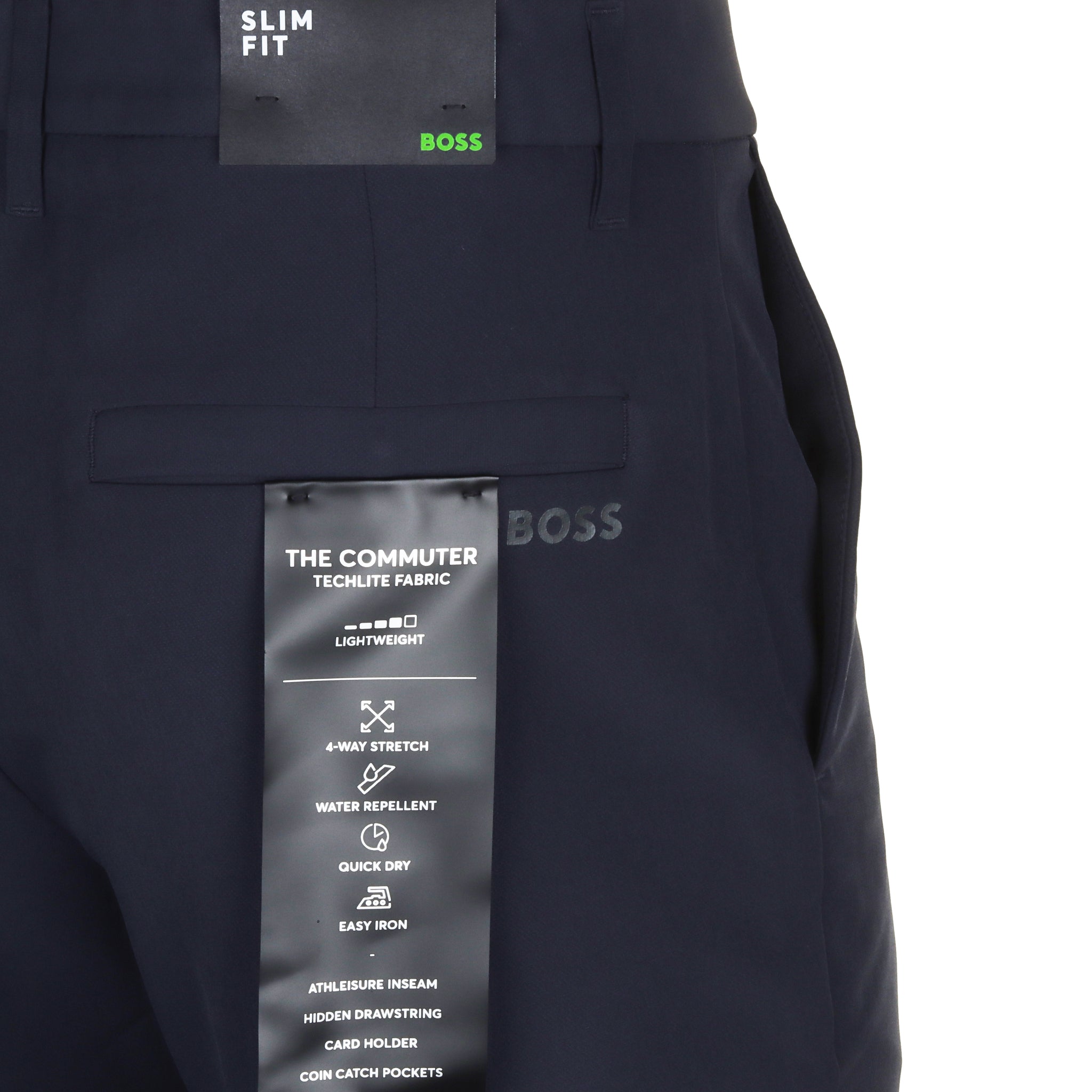 BOSS S_Commuter Slim Golf Shorts Dark Navy 402