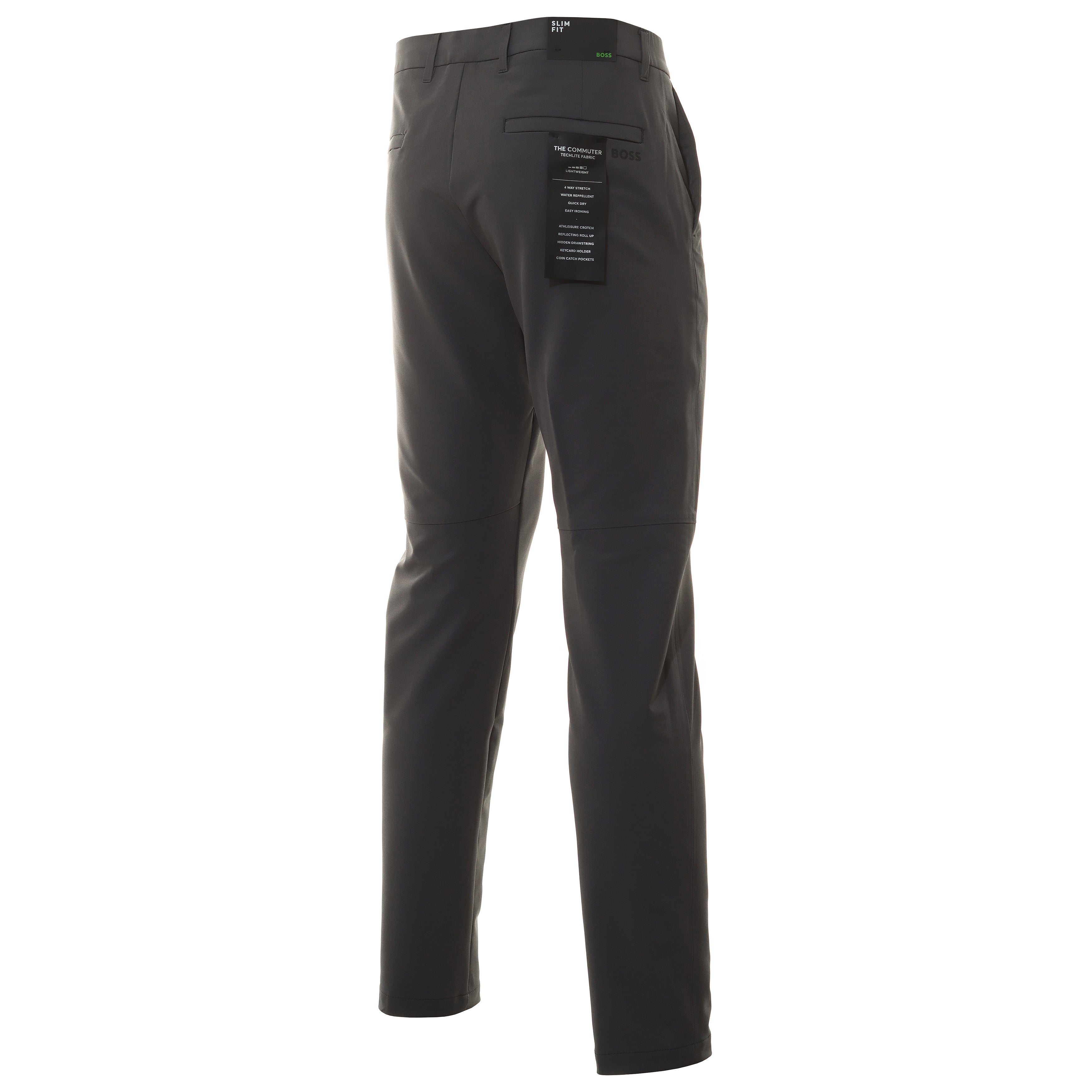 BOSS T_Commuter-Slim Golf Trousers 50495497 Dark Grey 027 | Function18