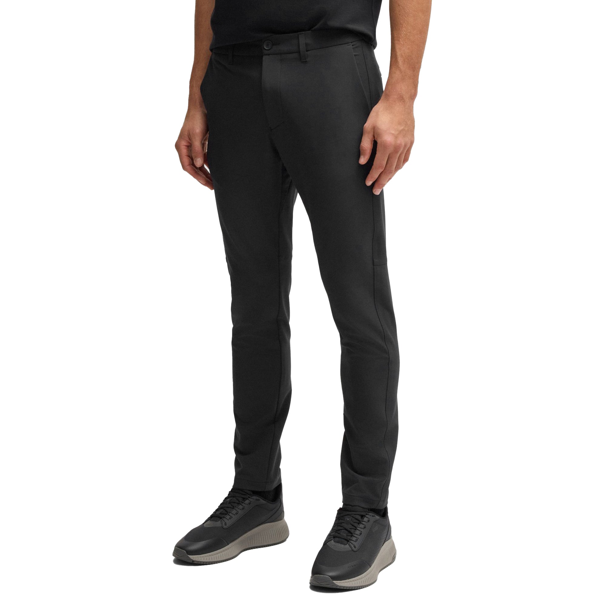 BOSS T_Commuter-Slim Golf Trousers SP25 Black 001