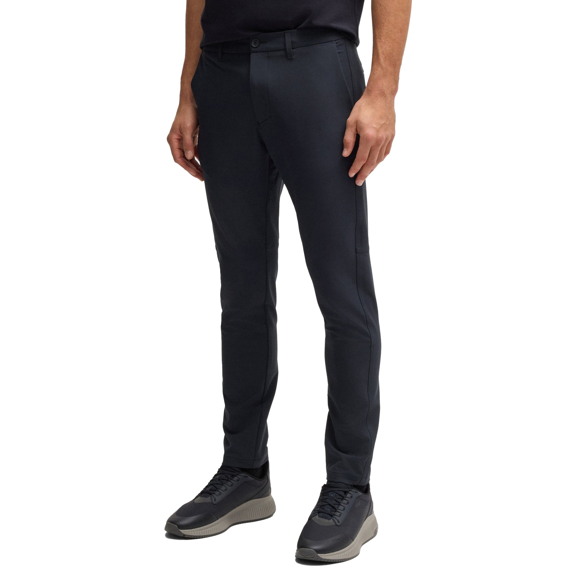 BOSS T_Commuter-Slim Golf Trousers SP25 Dark Blue 402