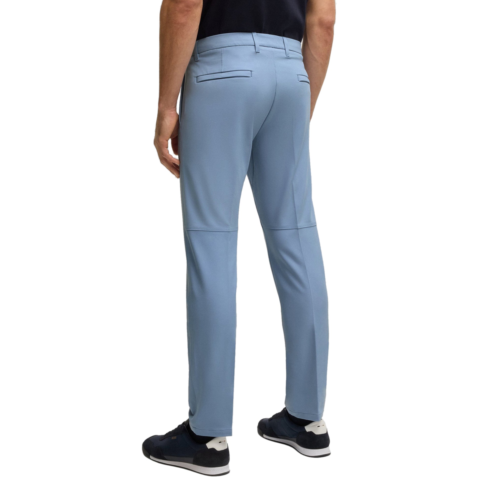 BOSS T_Commuter-Slim Golf Trousers SP25 Forever Blue 498