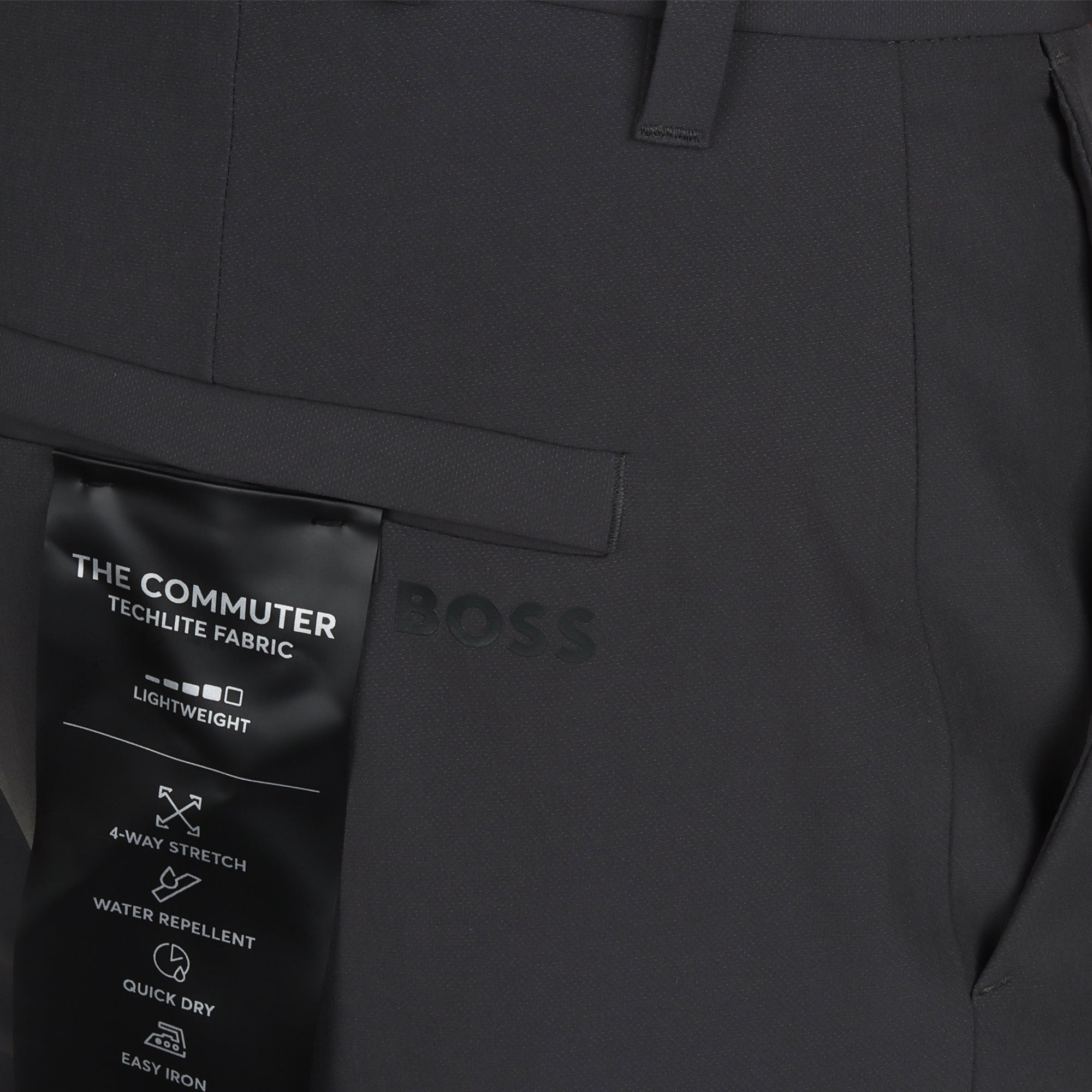 BOSS T_Commuter-Slim Golf Trousers SP25 Asphalt 027