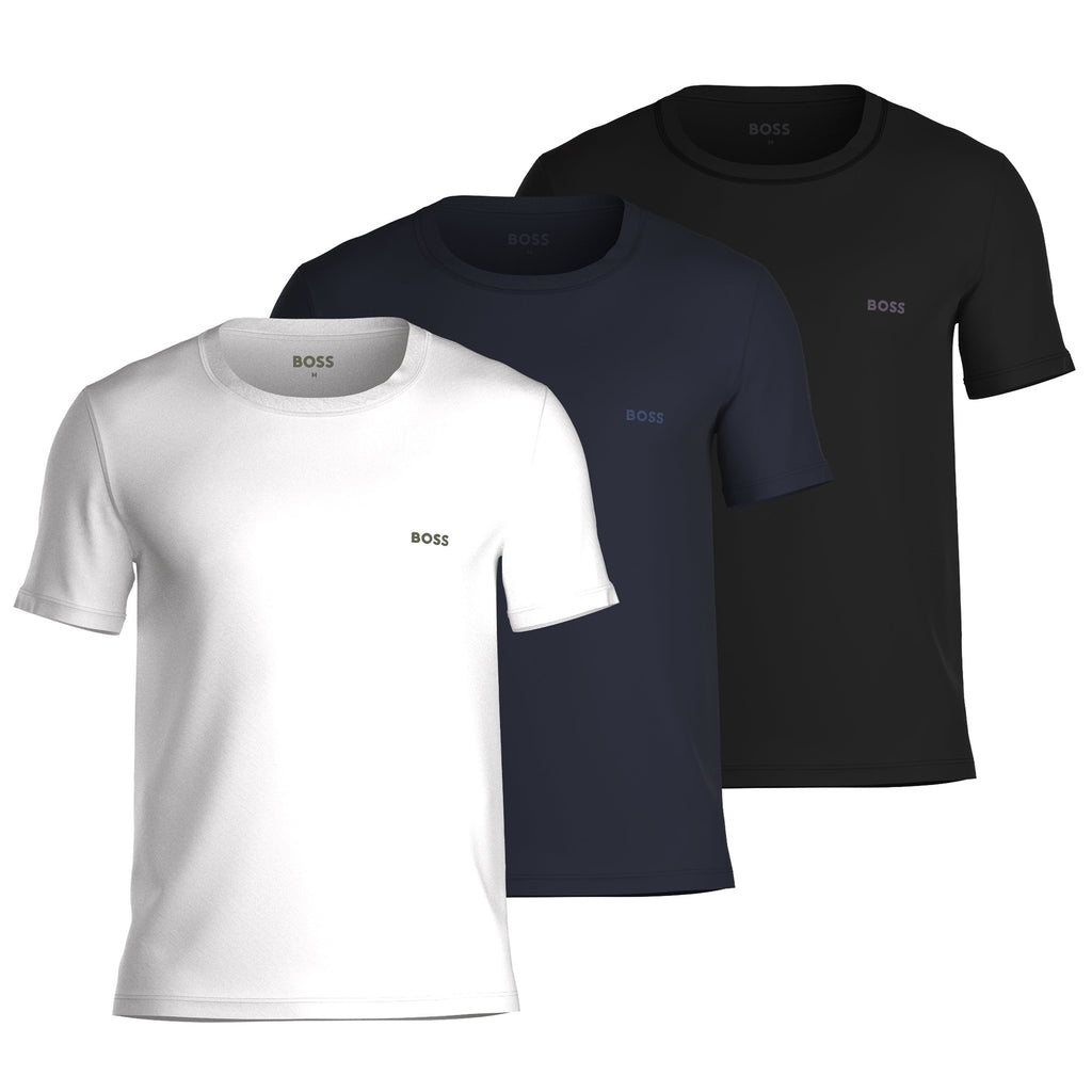 Hugo boss 3 outlet pack t shirt zalando