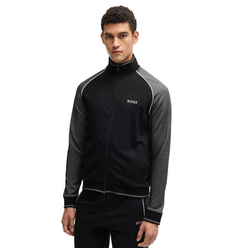 BOSS Tracksuit Full Zip Jacket SP25 Black 001