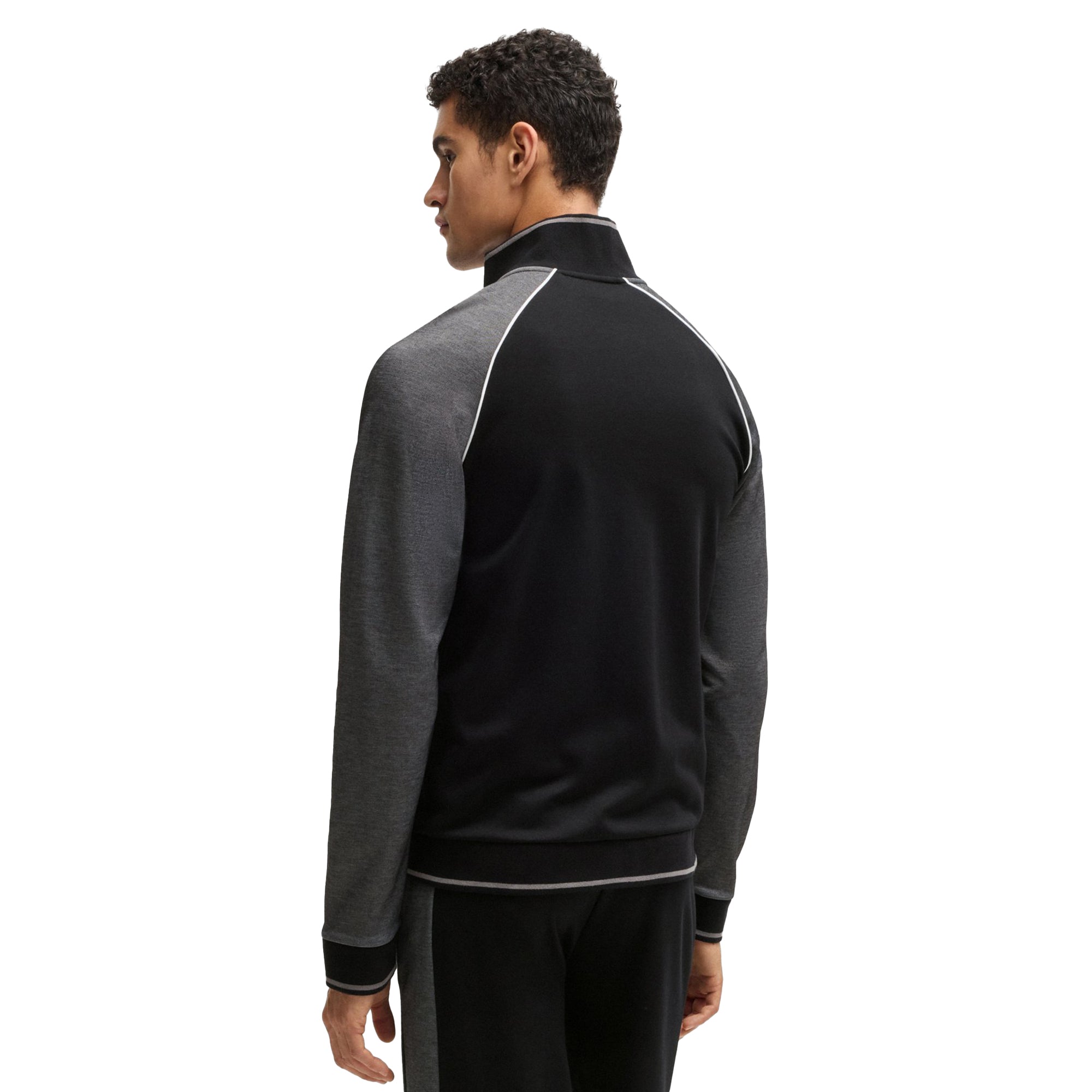 BOSS Tracksuit Full Zip Jacket SP25 Black 001