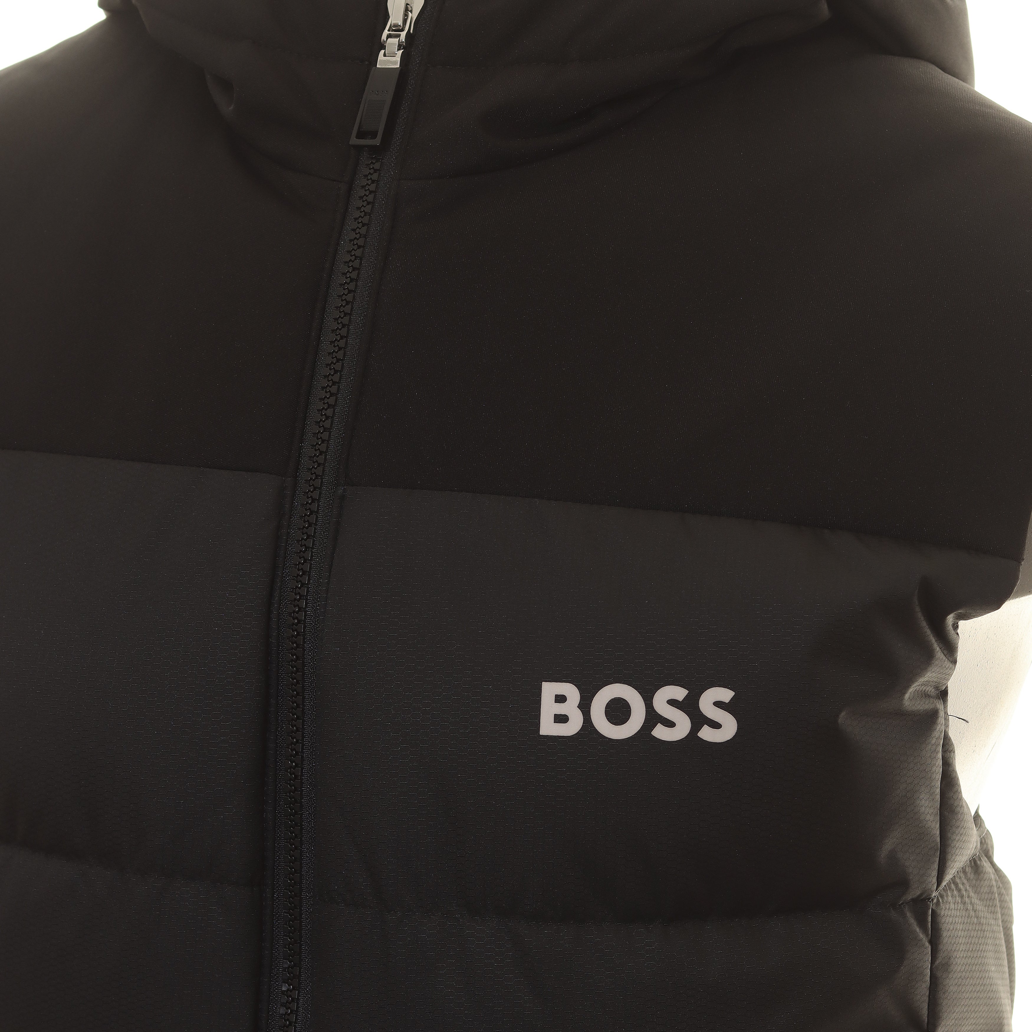 BOSS V-Hamar1 Padded Hooded Vest 50497645 Black 001 | Function18 ...