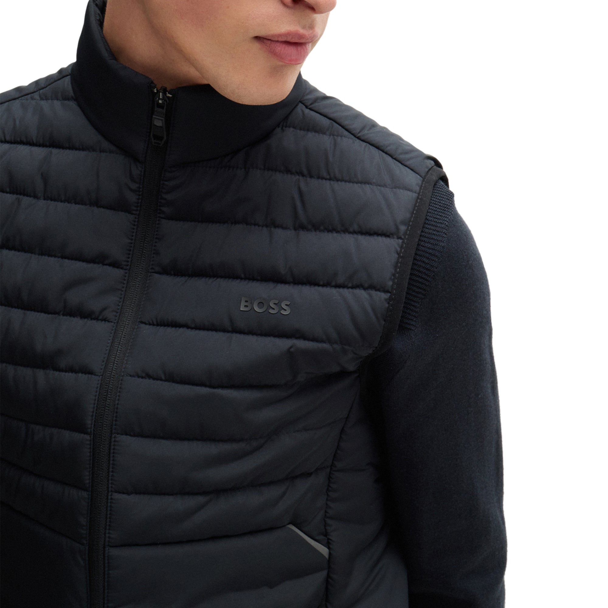 BOSS V-Thor 2 Padded Vest SP25 Dark Blue 402