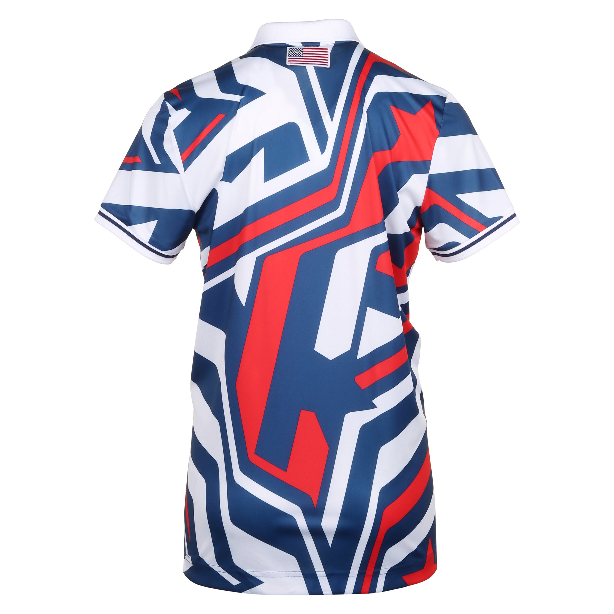 J.Lindeberg Golf x USA Alois Print Olympic Polo Shirt