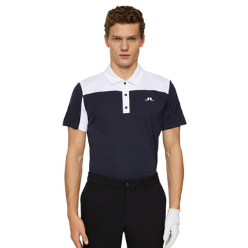 J.Lindeberg Golf Anders Polo Shirt SS25 JL Navy 6855