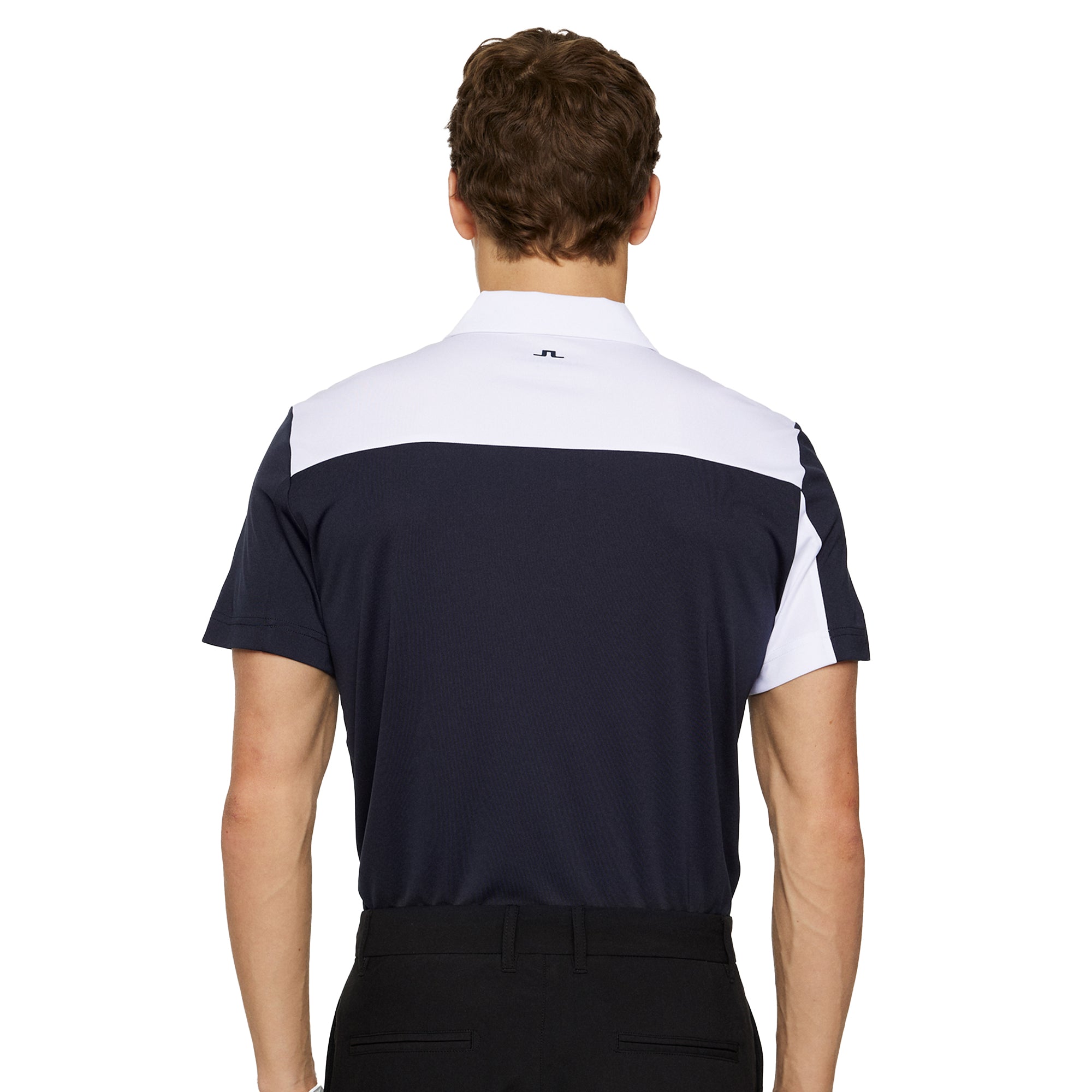 J.Lindeberg Golf Anders Polo Shirt SS25 JL Navy 6855