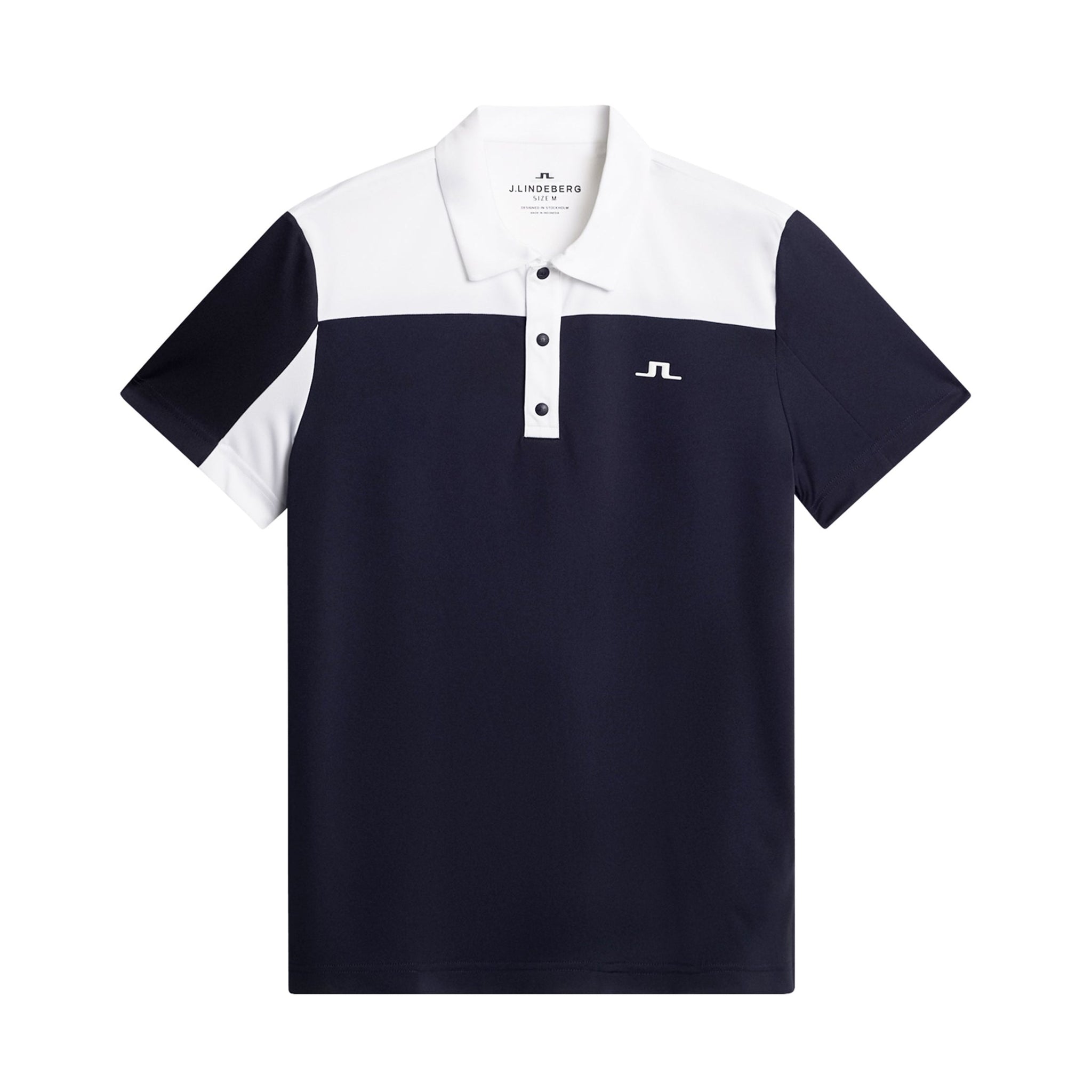 J.Lindeberg Golf Anders Polo Shirt SS25 JL Navy 6855