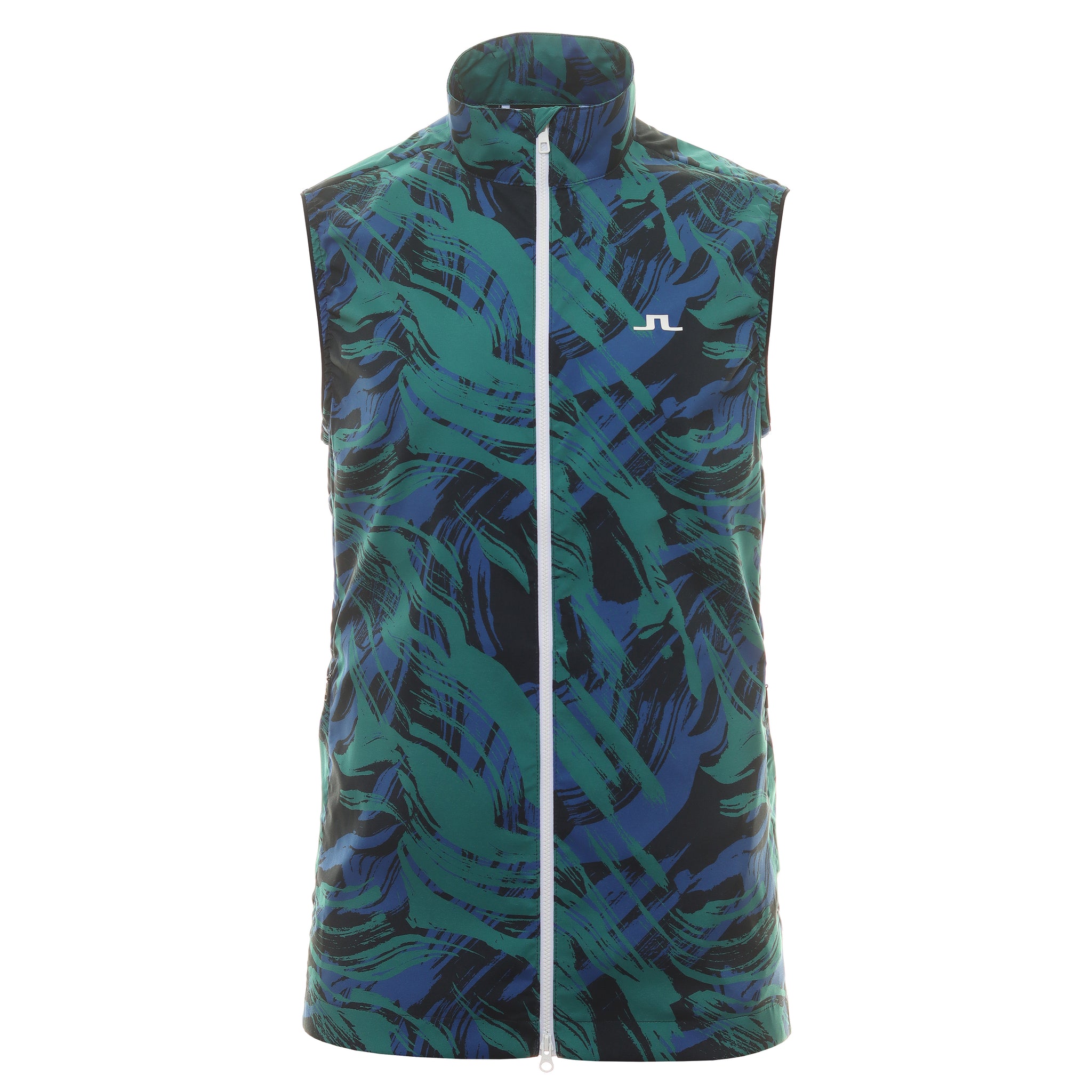 J.Lindeberg Golf Ash Light Print Packable Vest FW23 Death Valley Multi Colour M503