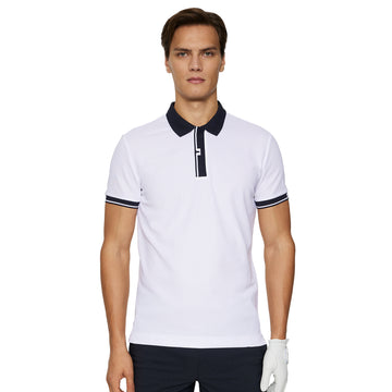 J.Lindeberg Golf Bay Polo Shirt SS25 White 0000