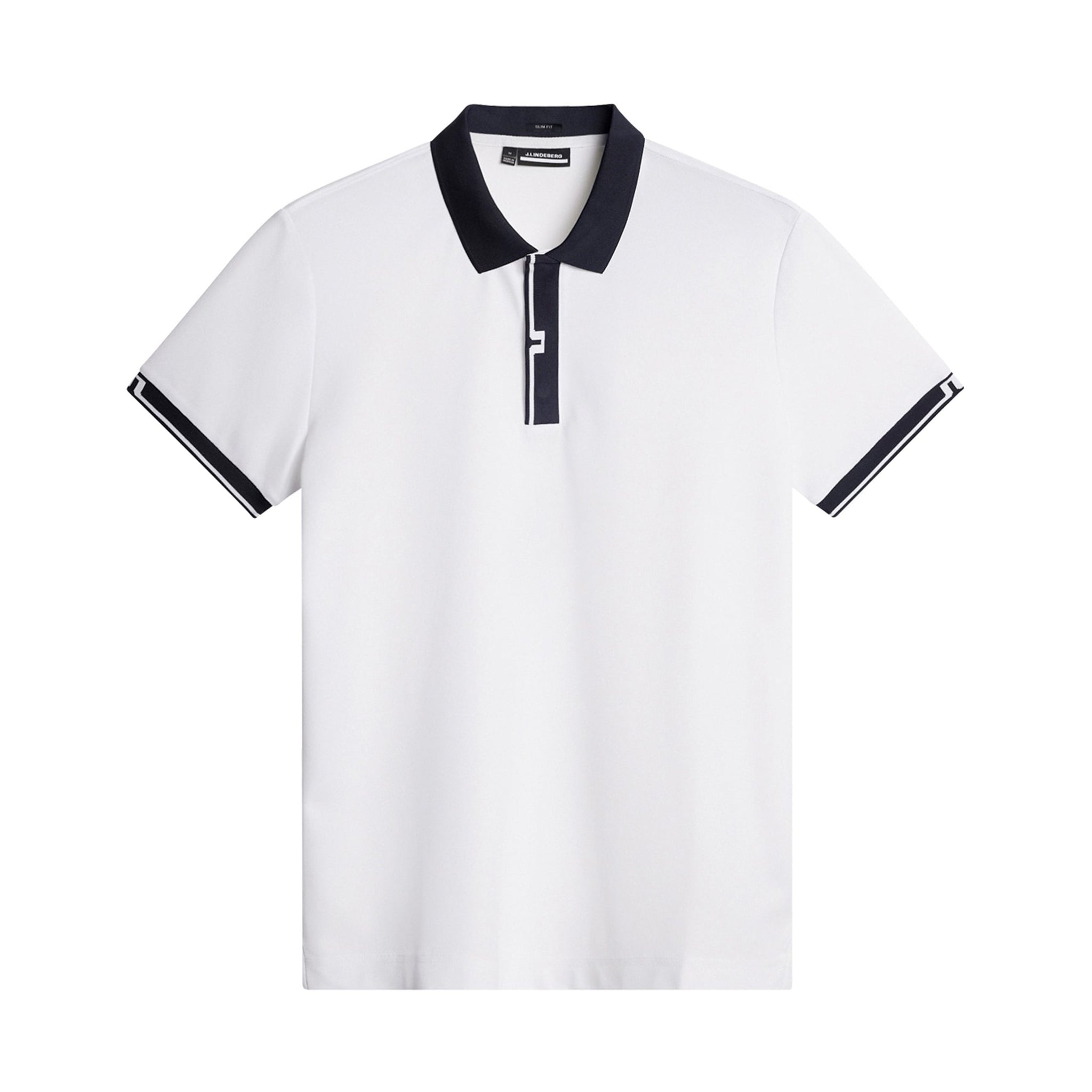 J.Lindeberg Golf Bay Polo Shirt SS25 White 0000