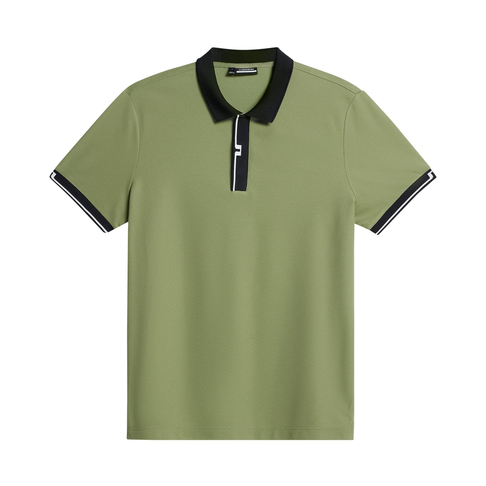 J.Lindeberg Golf Bay Polo Shirt SS25 Oil Green M311