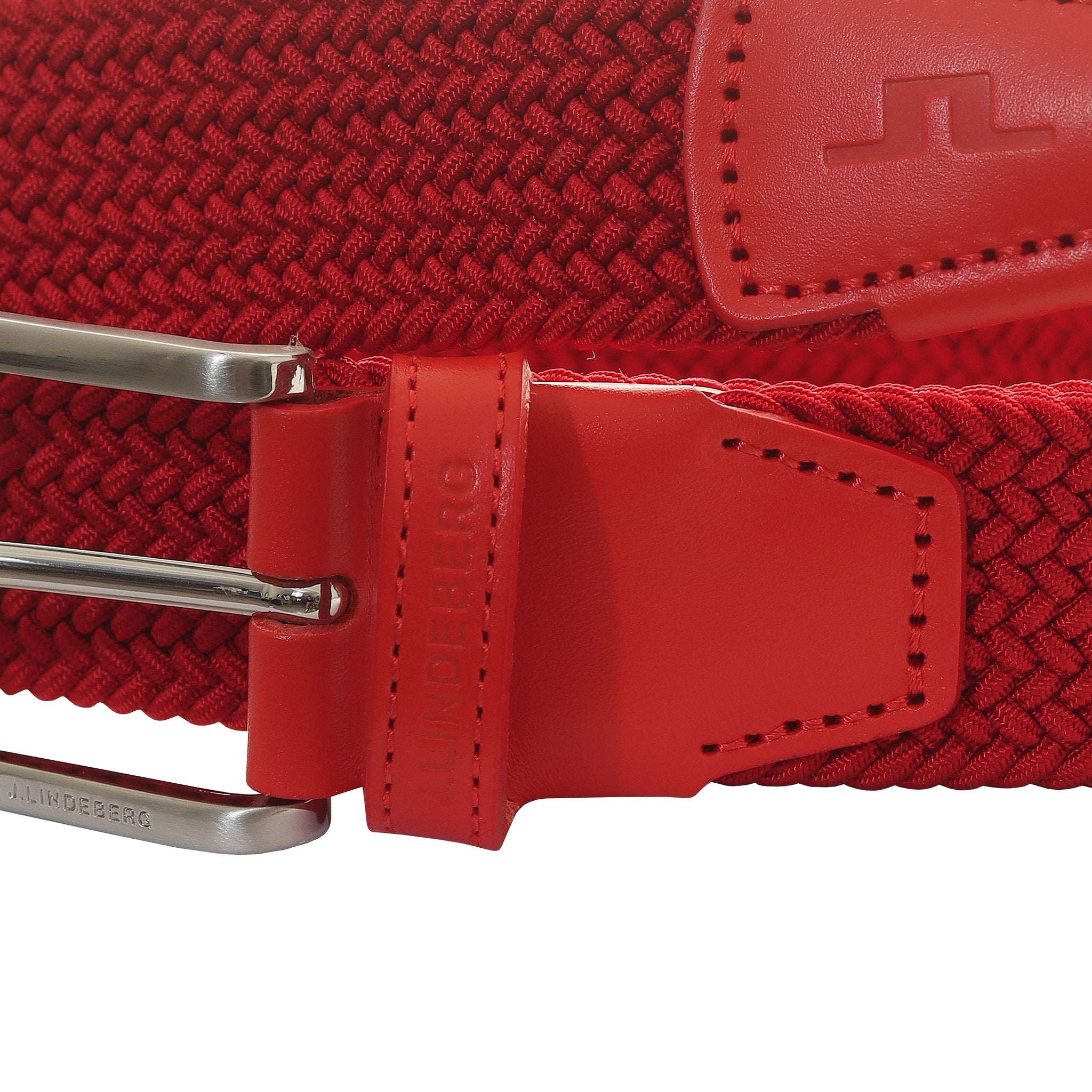 J.Lindeberg Golf Bernhard Belt Fiery Red G135