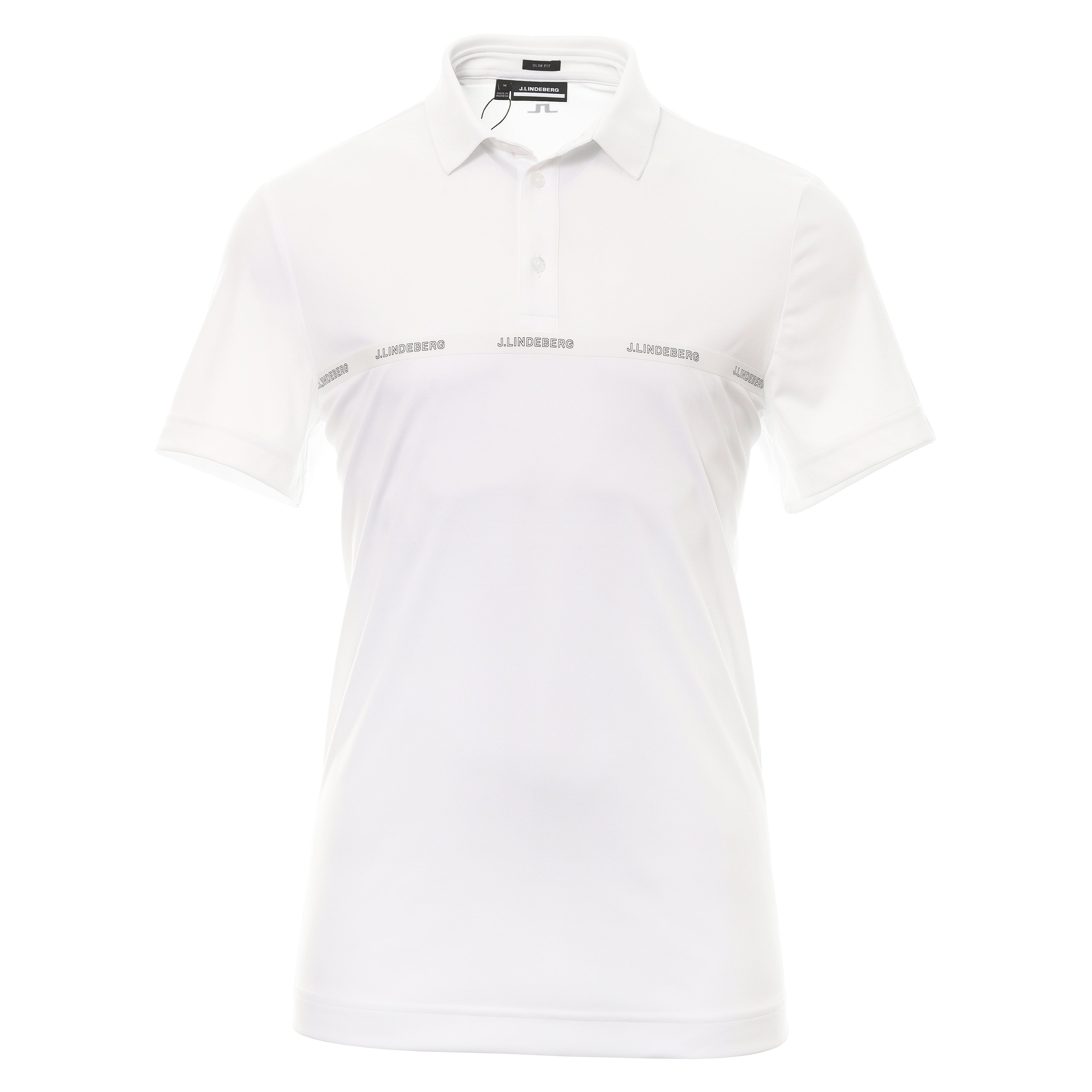 J.Lindeberg Golf Chad Polo Shirt GMJT08567 White 0000 | Function18 ...