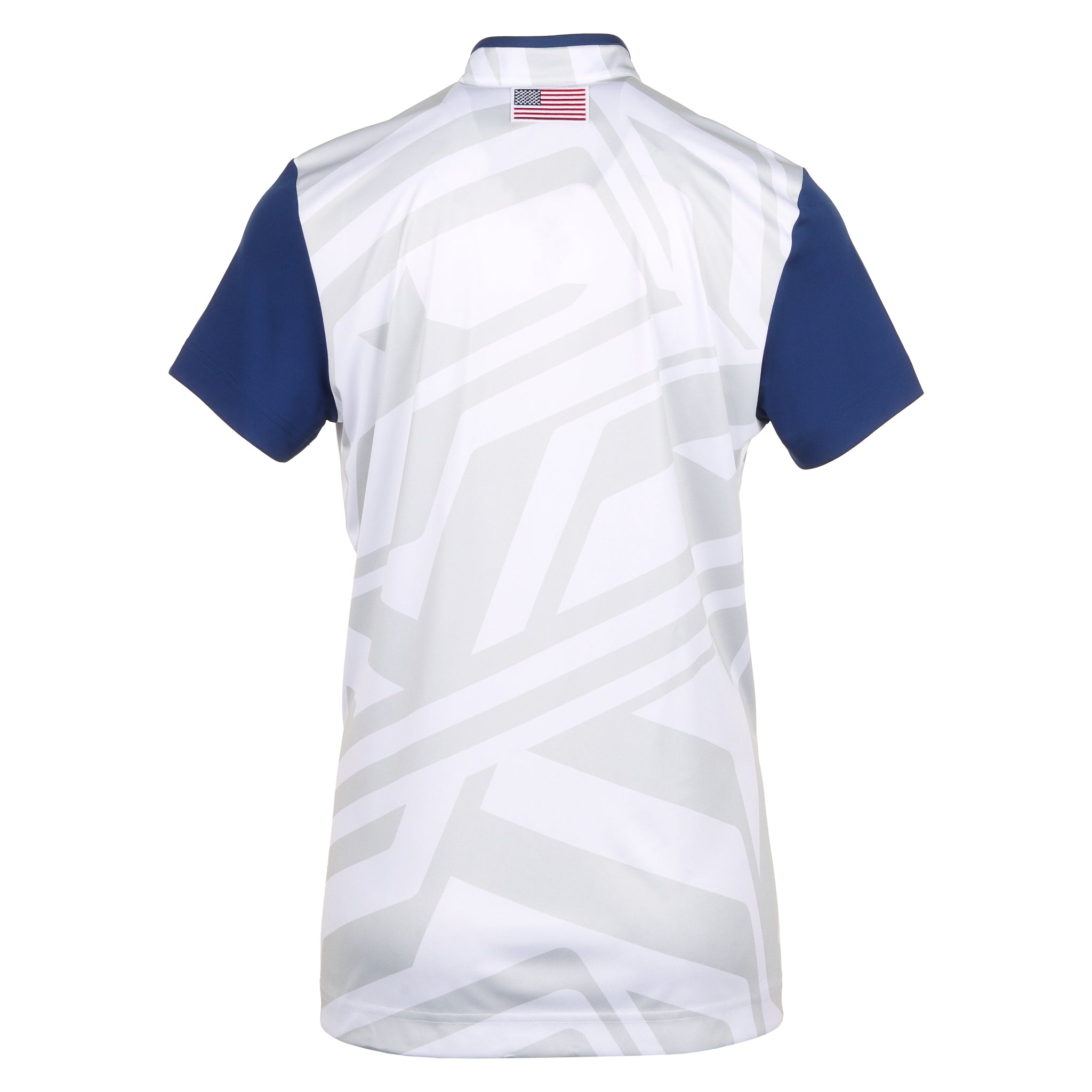 J.Lindeberg Golf x USA Fabien Mock Neck Olympic Polo Shirt