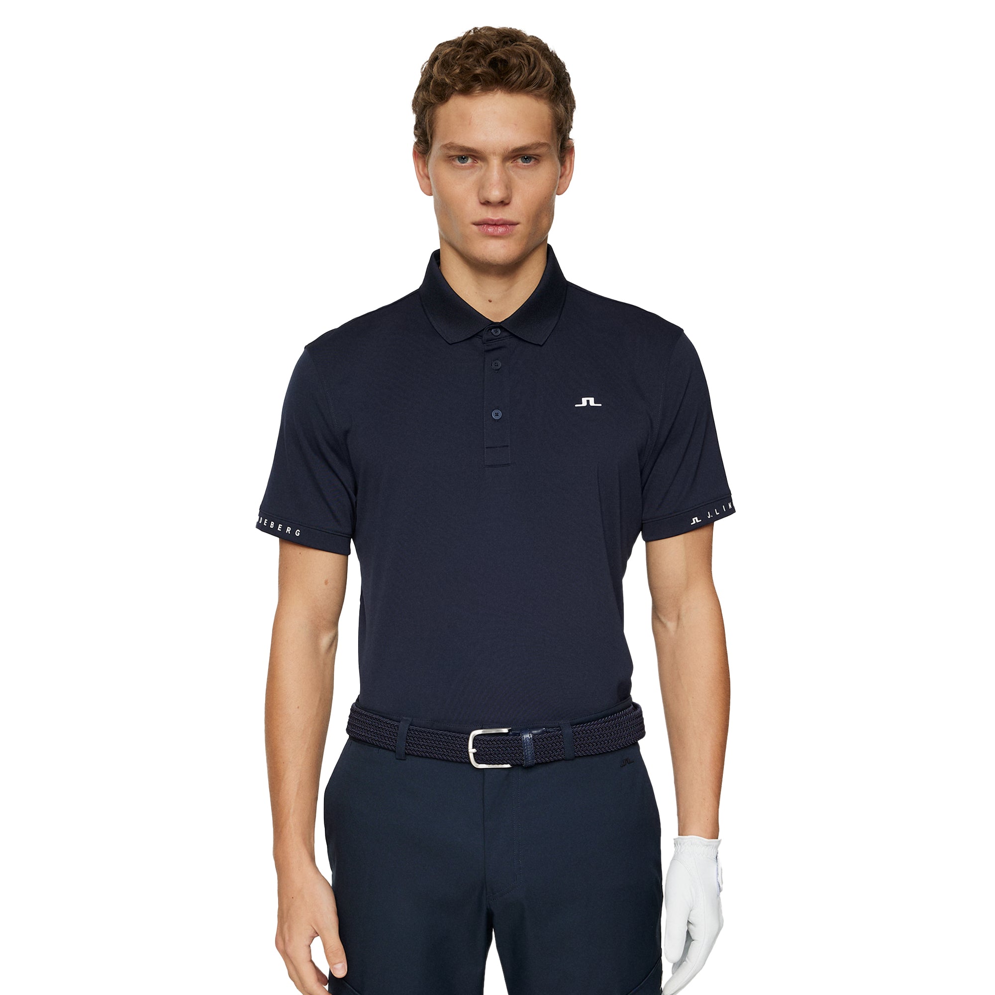 J.Lindeberg Golf Guy Polo Shirt SS25 JL Navy 6855