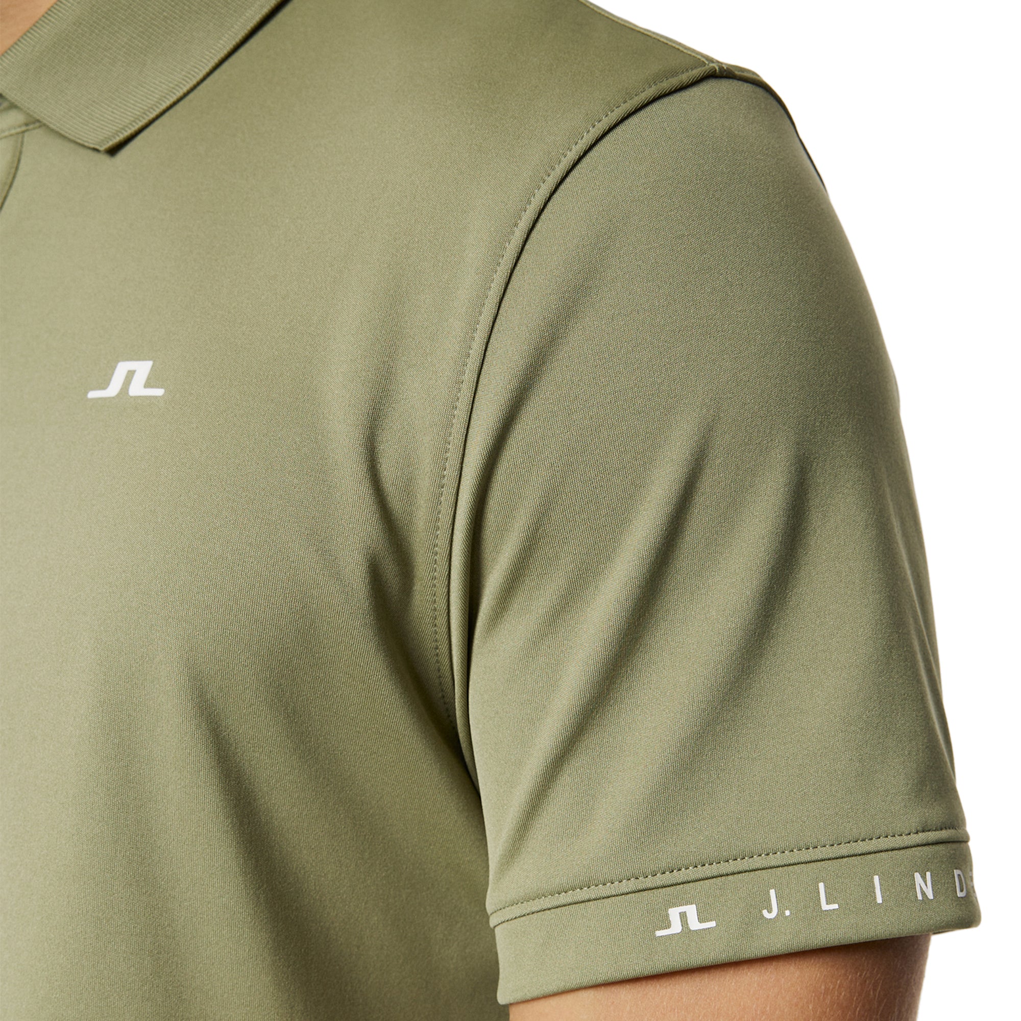 J.Lindeberg Golf Guy Polo Shirt SS25 Oil Green M311 