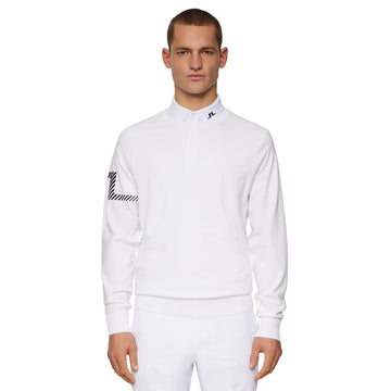 J.Lindeberg Golf Heath Knitted Sweater SS25 White 0000