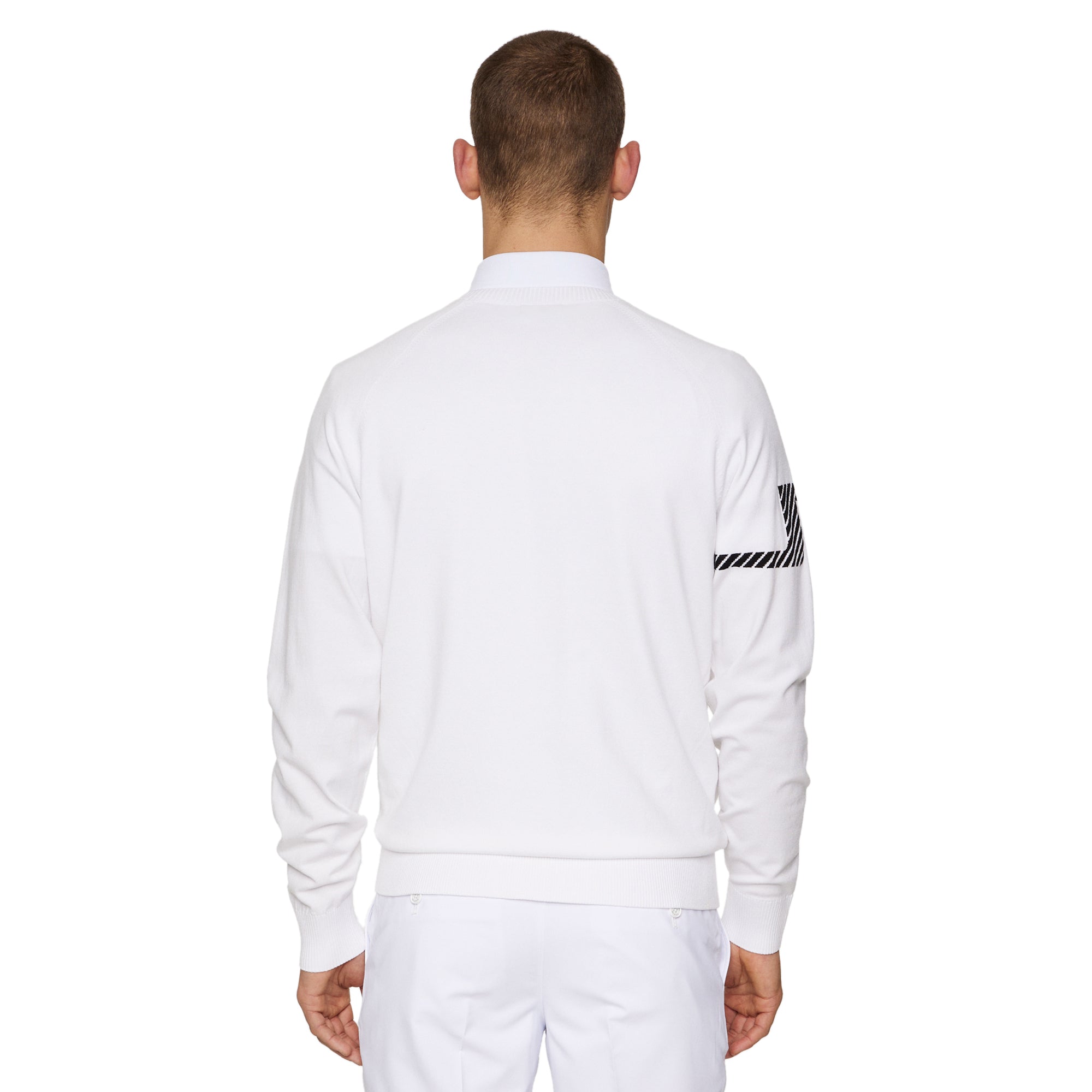 J.Lindeberg Golf Heath Knitted Sweater SS25 White 0000