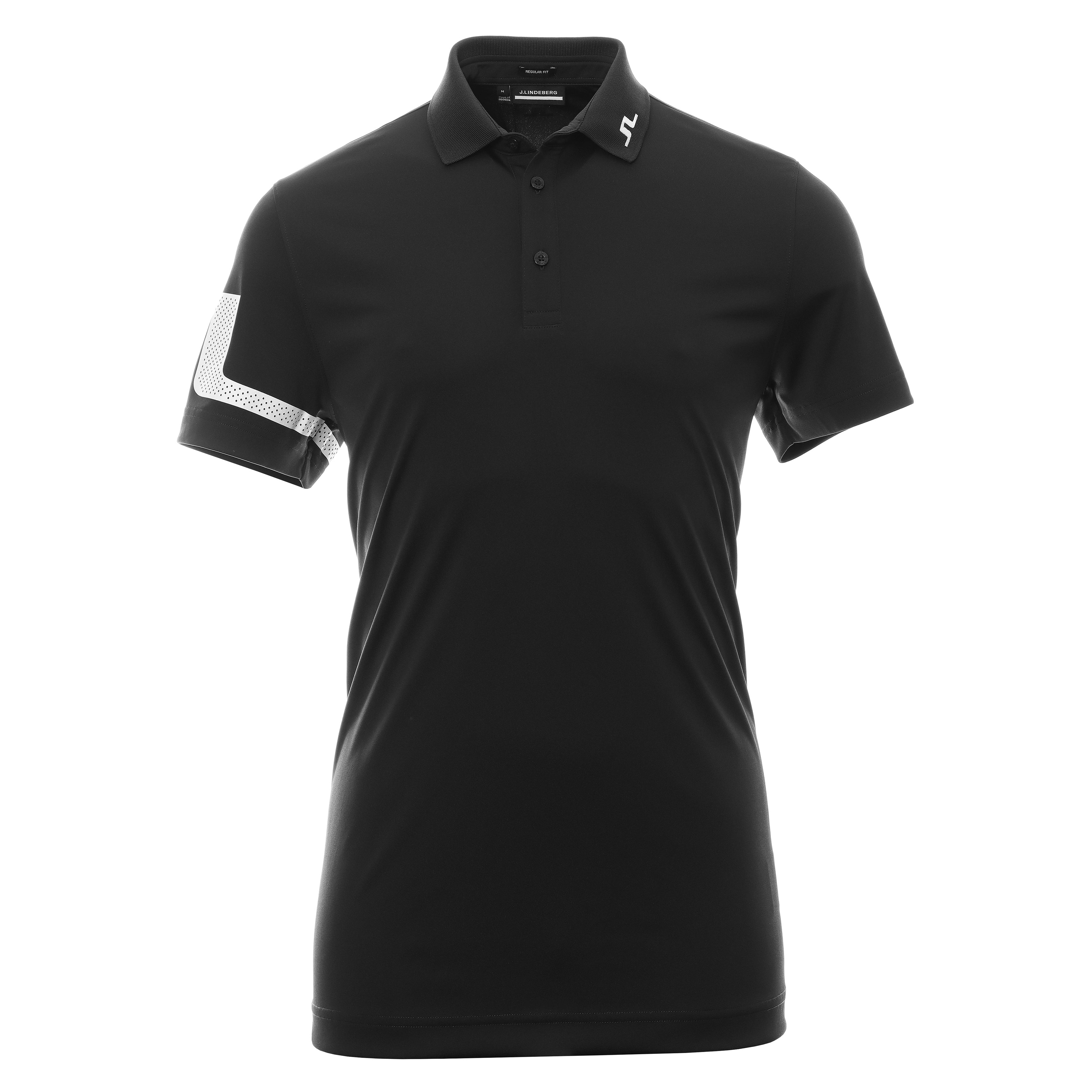 J.Lindeberg Golf Heath Polo Shirt GMJT08559 Black 9999 | Function18 ...
