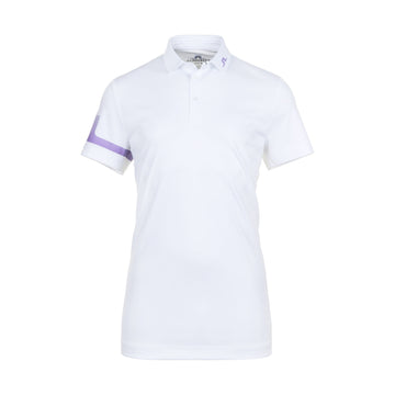 J.Lindeberg Golf Heath Polo Shirt PS25 White 0000