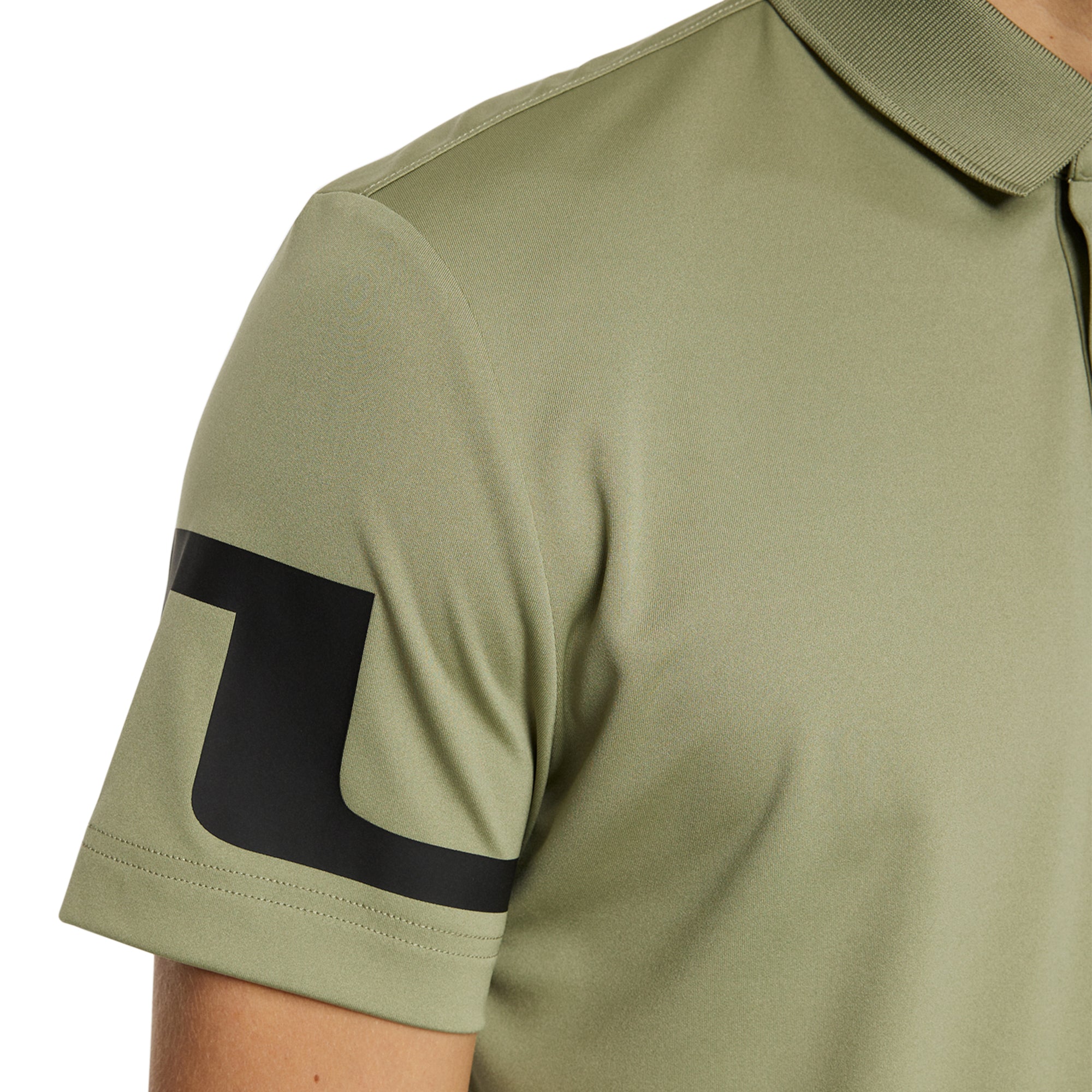 J.Lindeberg Golf Heath Polo Shirt SS25 Oil Green M311