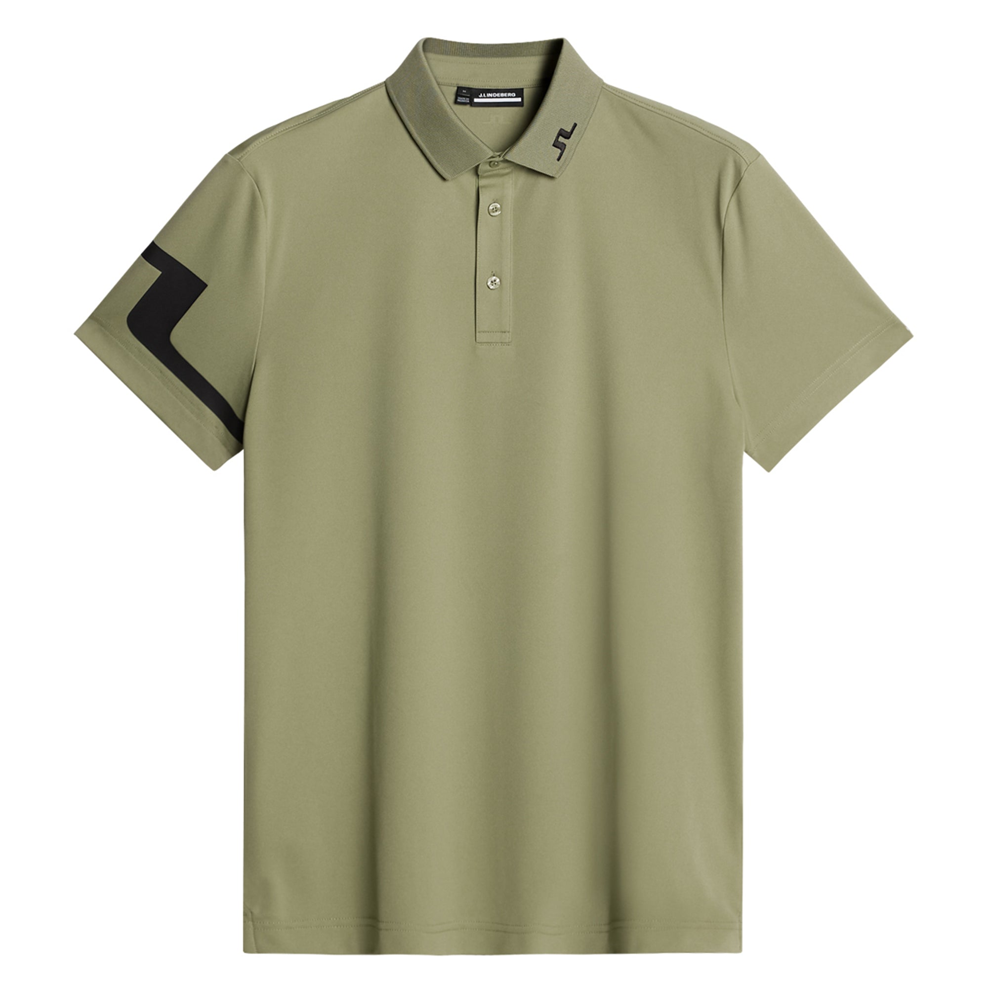 J.Lindeberg Golf Heath Polo Shirt SS25 Oil Green M311