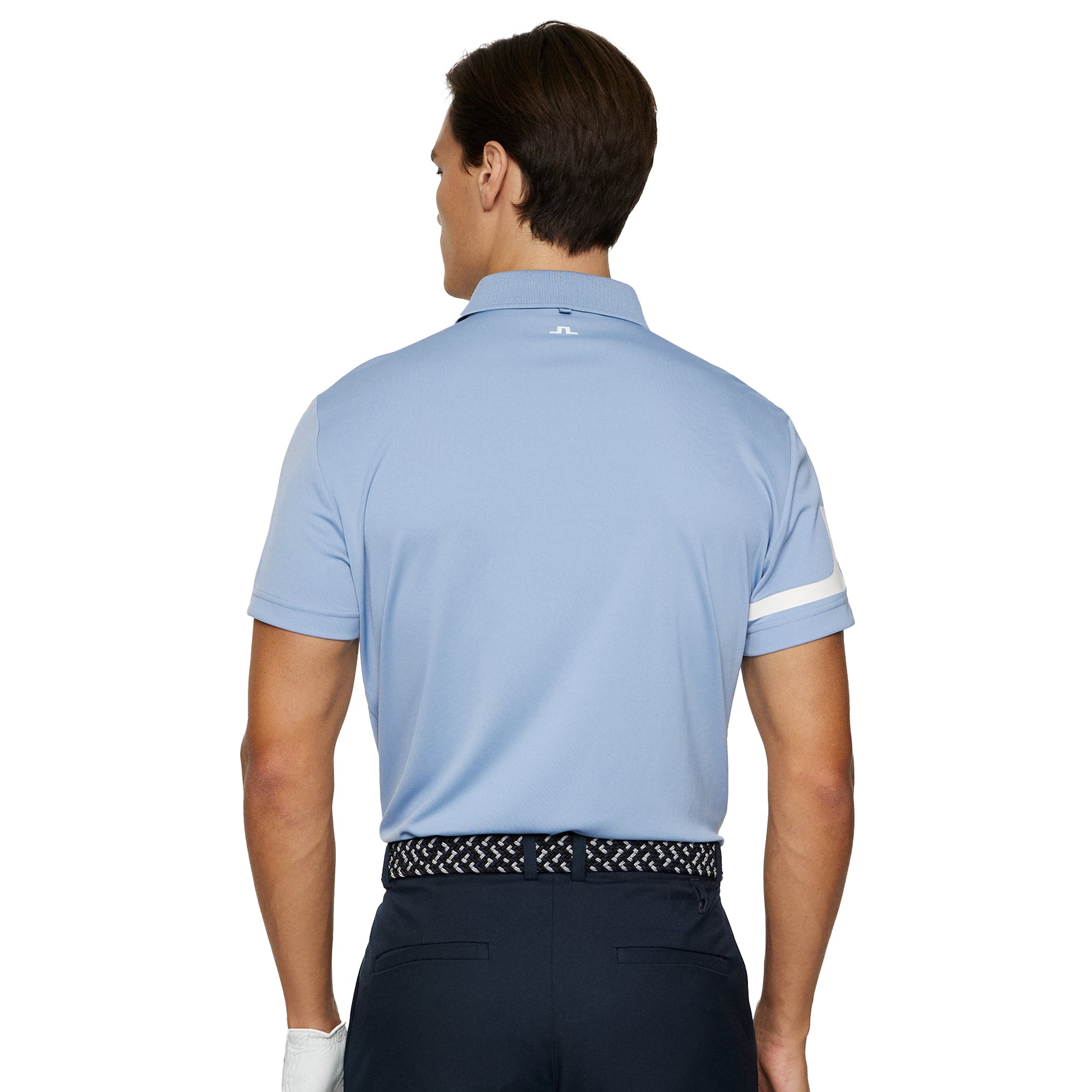 J.Lindeberg Golf Heath Polo Shirt SS25 Rain Washed O539