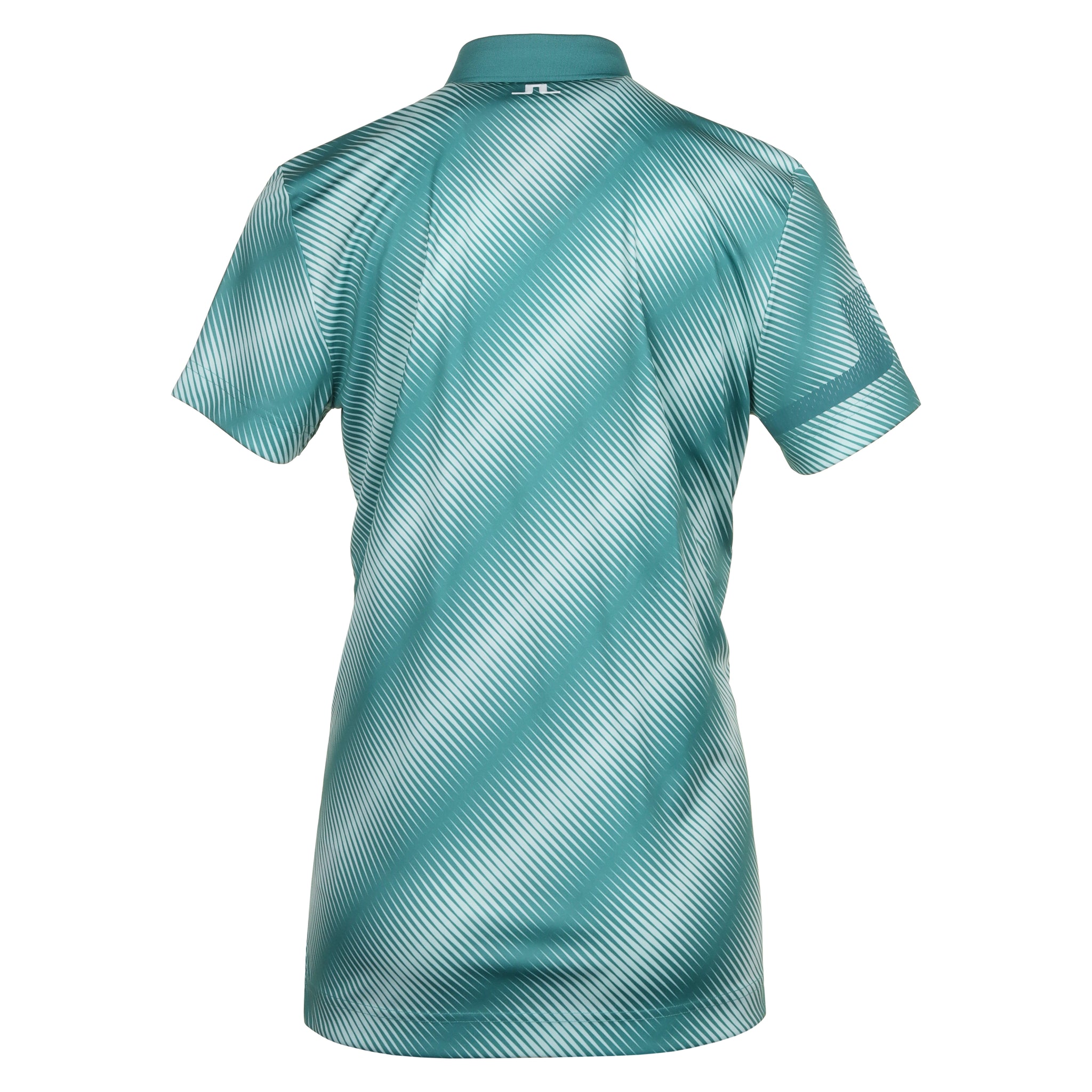 J.Lindeberg Golf Heath Print Polo Shirt PS25 Comb Teal M533