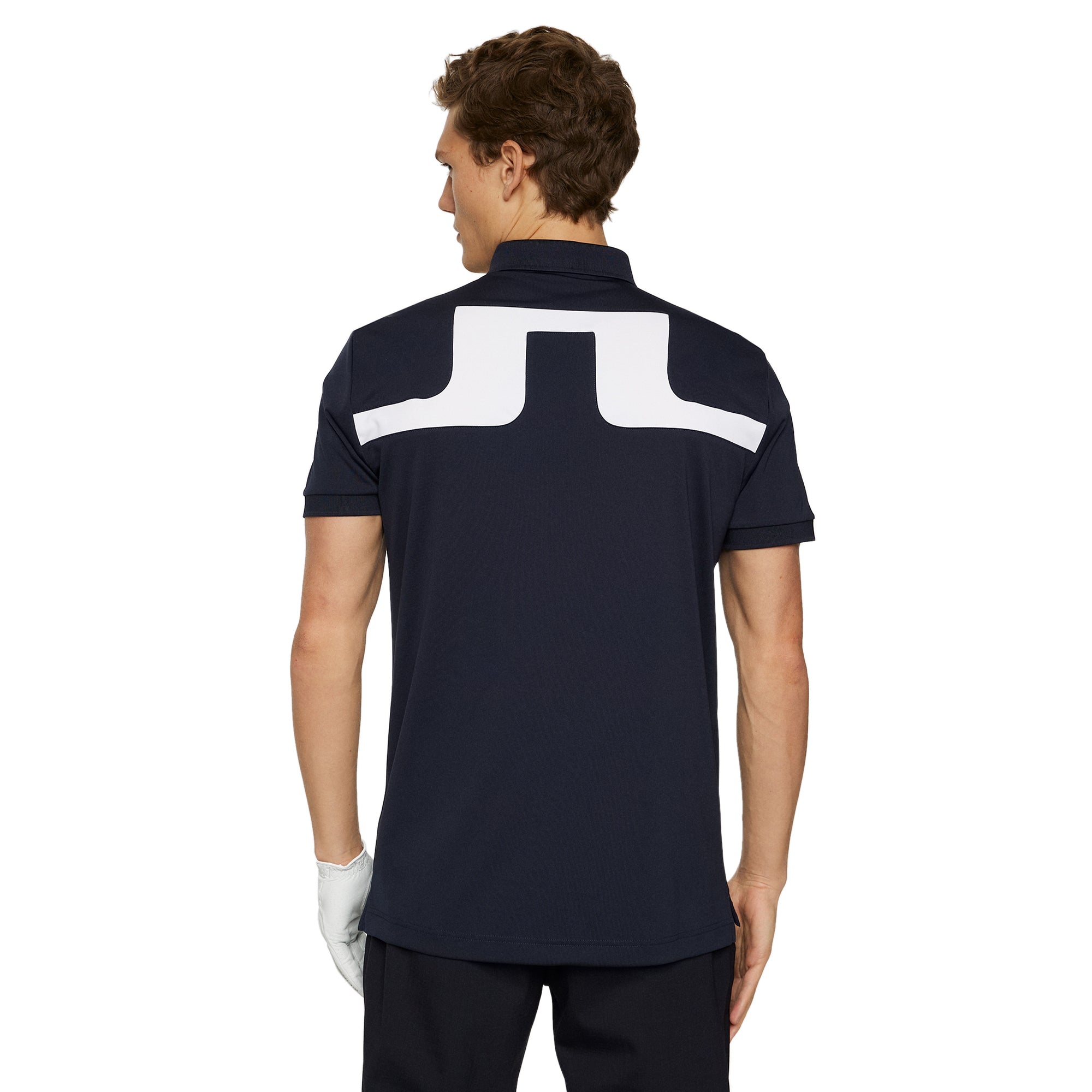 J.Lindeberg Golf Jeff Polo Shirt SS25 JL Navy 6855