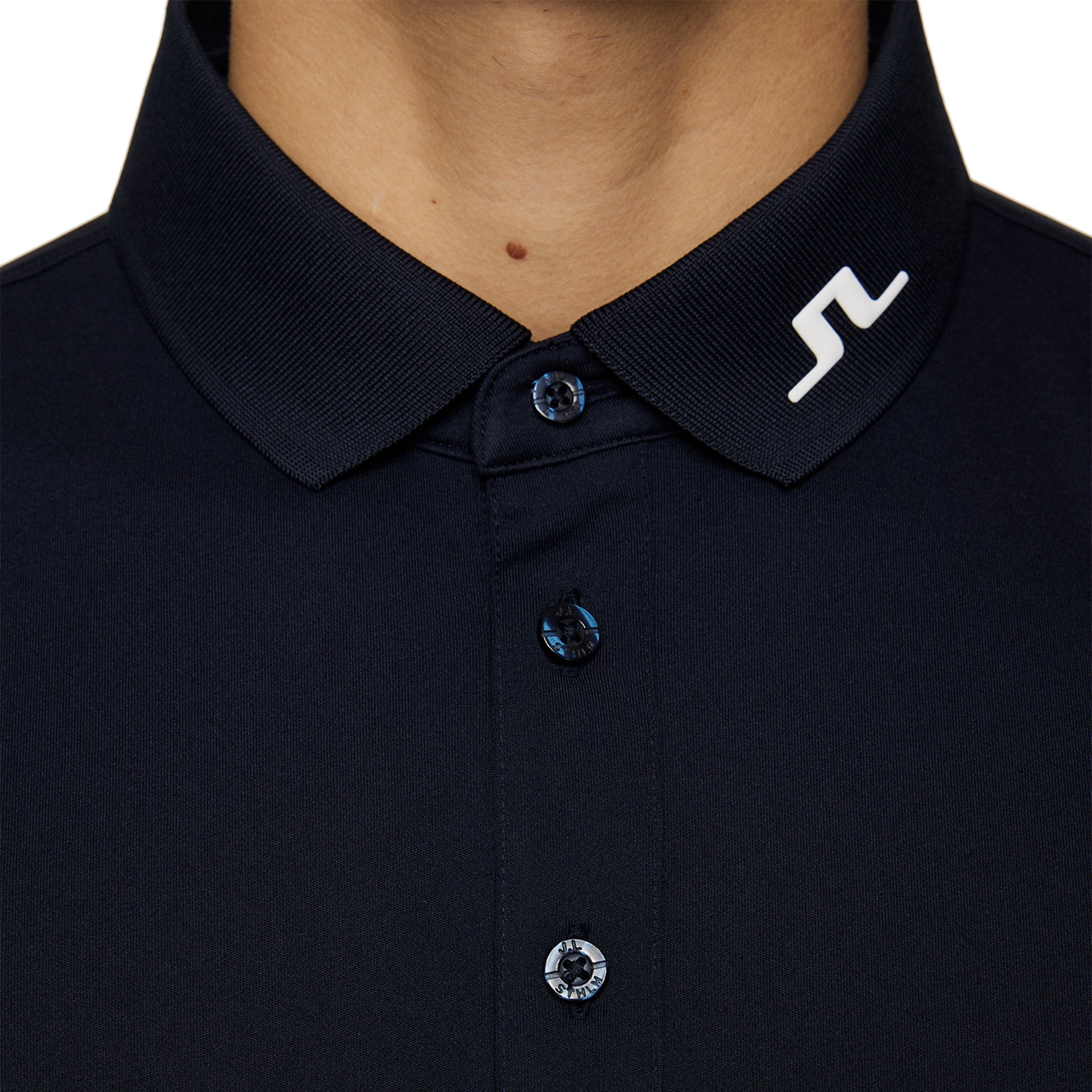 J.Lindeberg Golf KV Polo Shirt SS25 JL Navy 6855